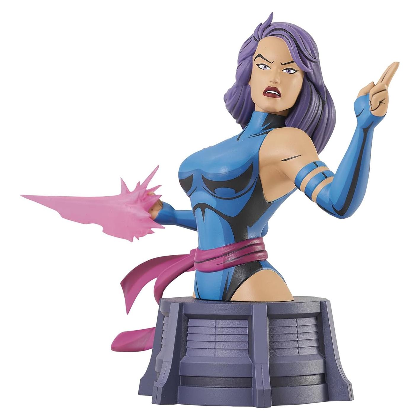 Busto Psylocke 1:7 Diamond Select Toys - X-Men Animado 15.24 cm