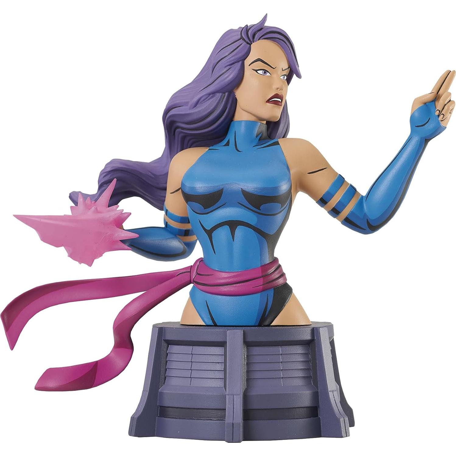 Busto Psylocke 1:7 Diamond Select Toys - X-Men Animado 15.24 cm