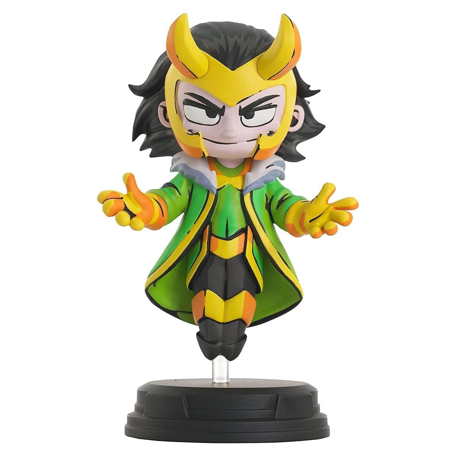 Estatua de Loki Marvel Diamond Select 10.16 cm Resina