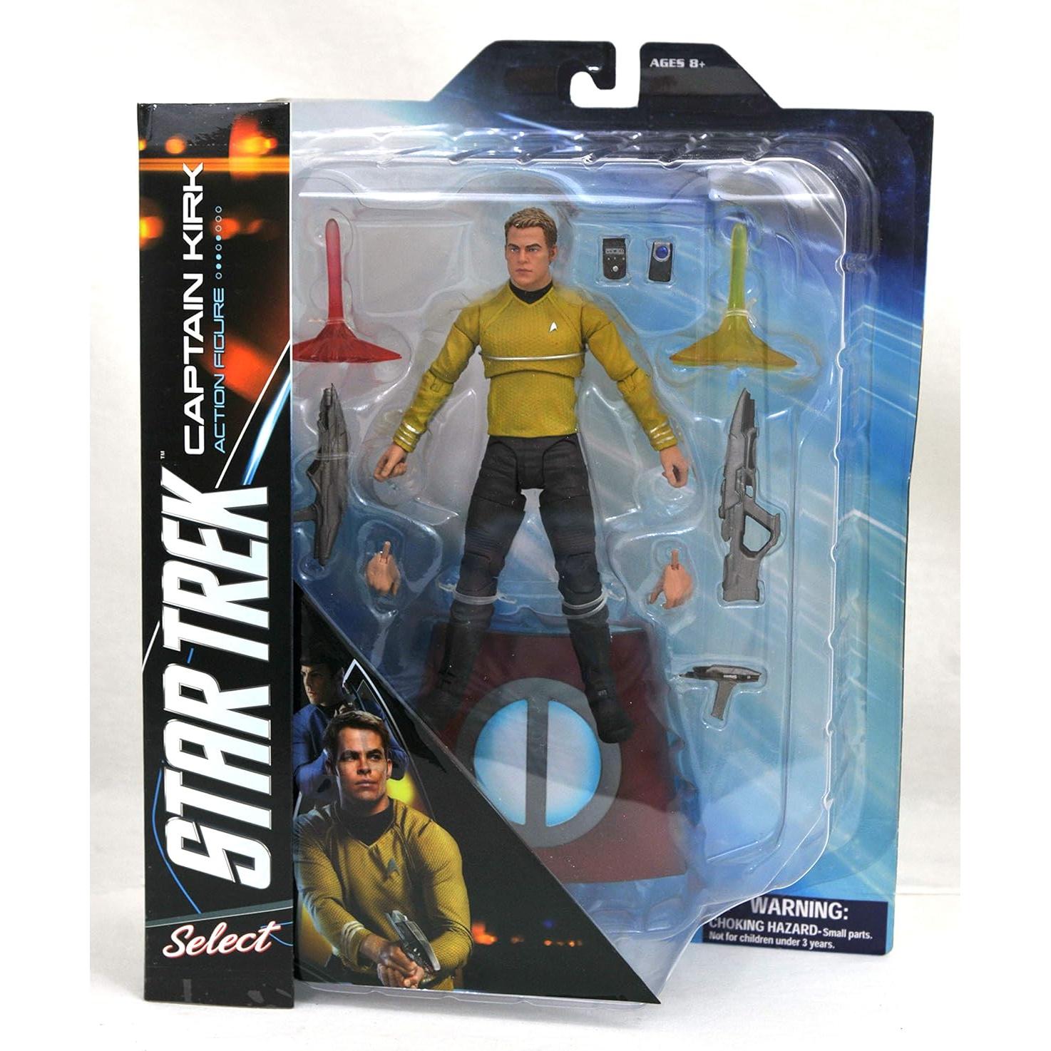 Figura de Acción Capitán Kirk Star Trek Diamond Select 17.78 cm
