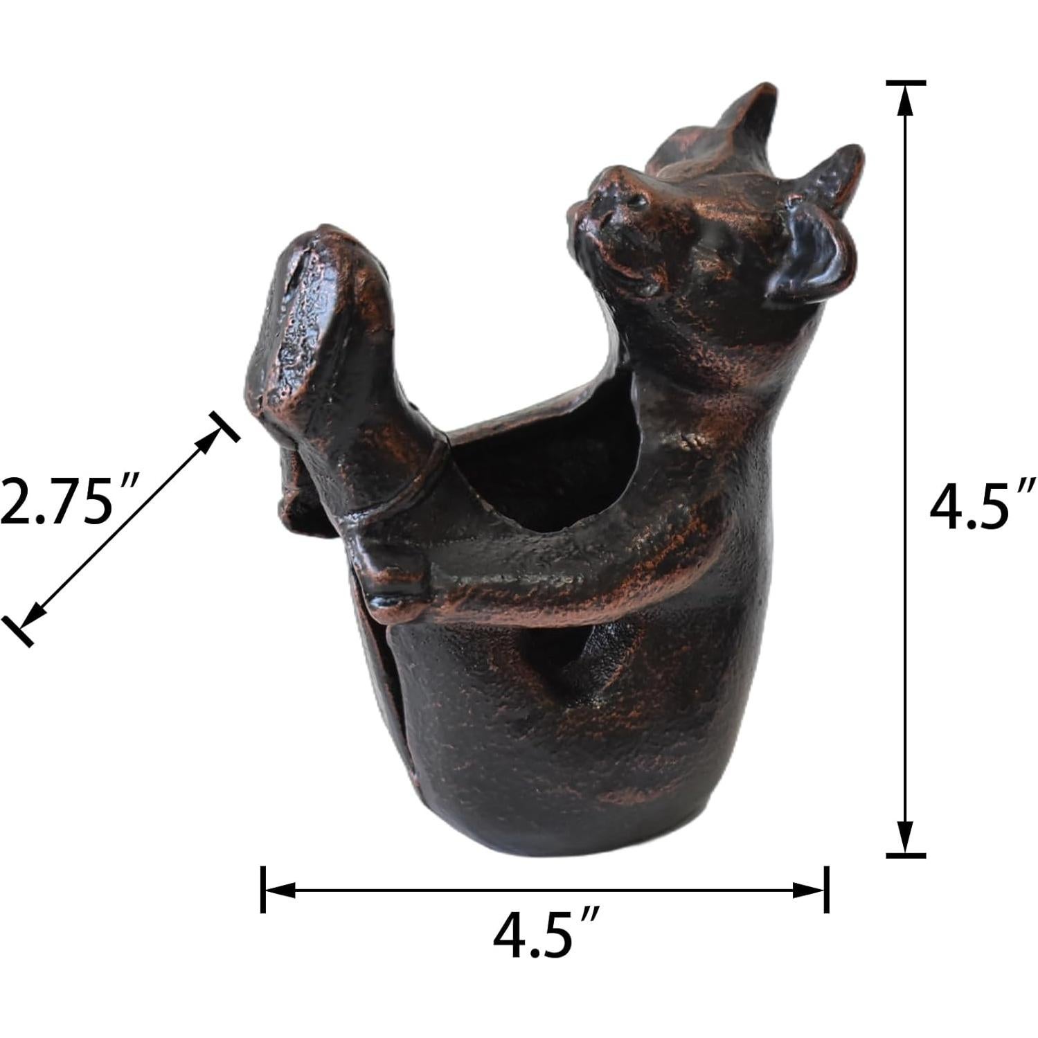 Soportes de Libros Decorativos JUCONSIN de Hierro Fundido - 2 Piezas