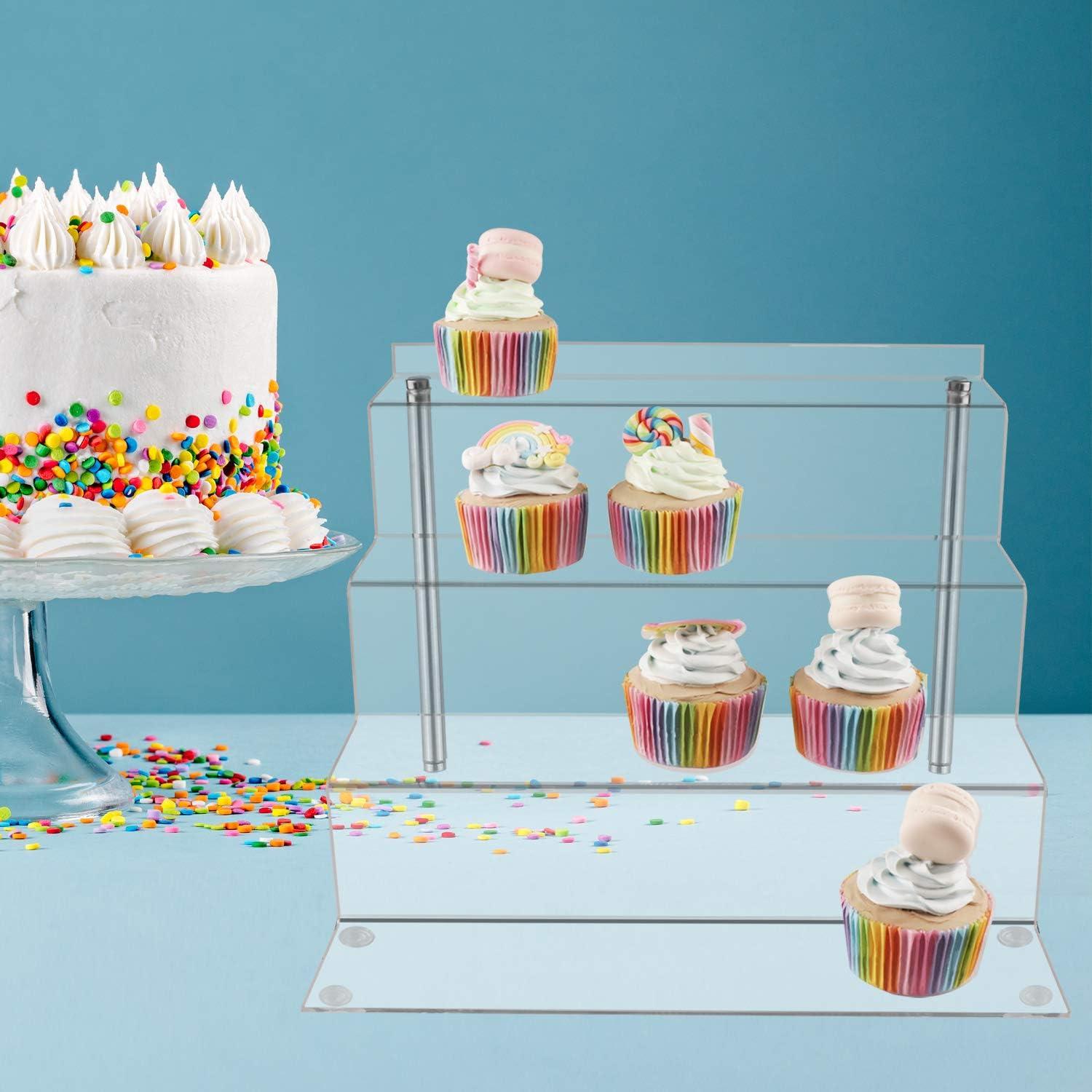 Soporte de Exhibición Acrílico LileZbox 4 Pasos 30.48x22.35cm