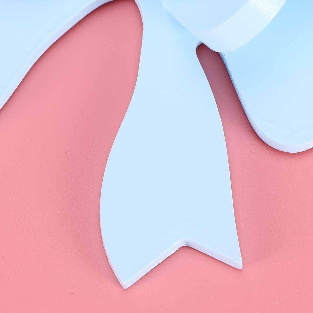 Estante Flotante de Madera DOITOOL Azul 19.8x12.4 cm Diseño Mariposa