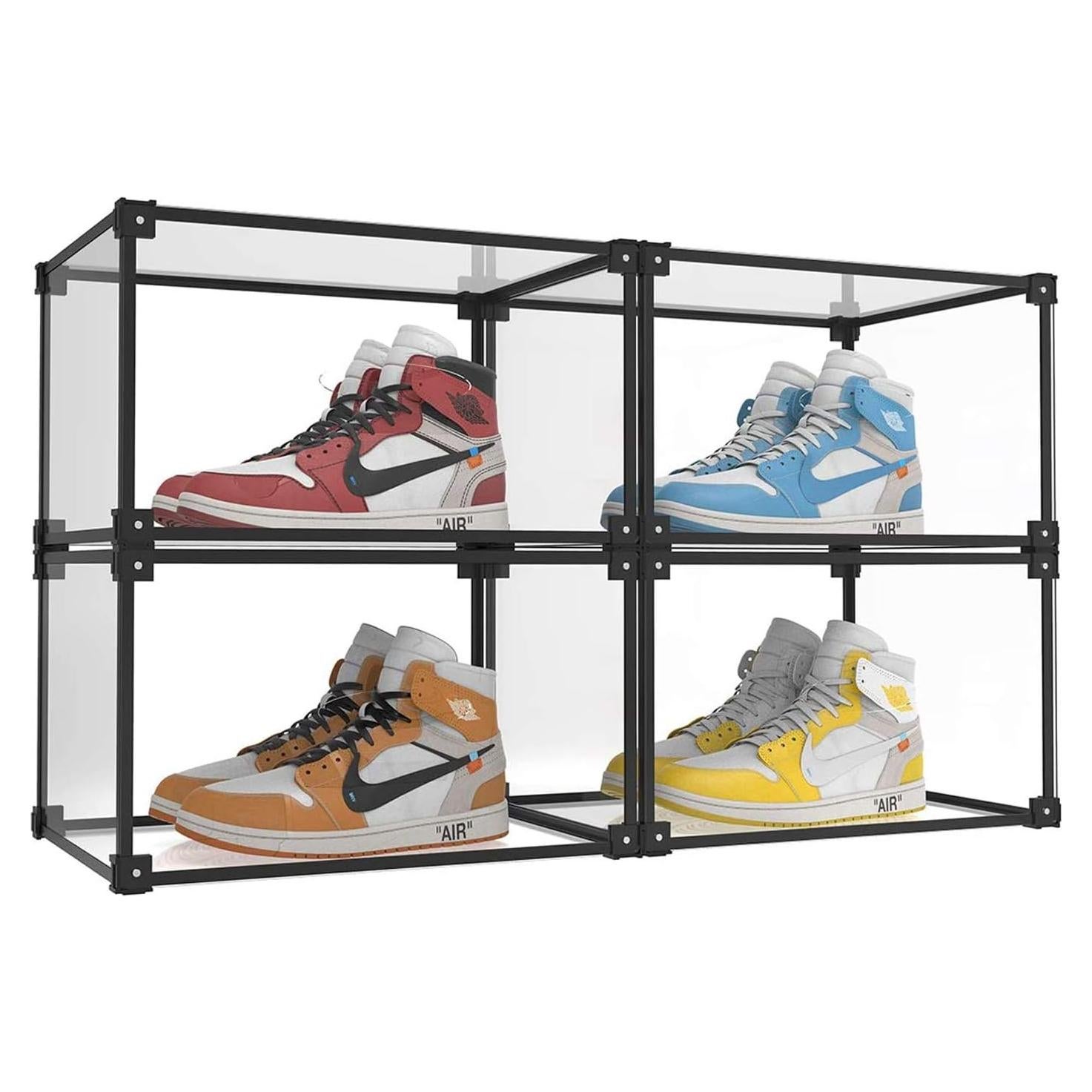 Caja de Almacenamiento de Zapatos KOKOIN 4PC Transparente