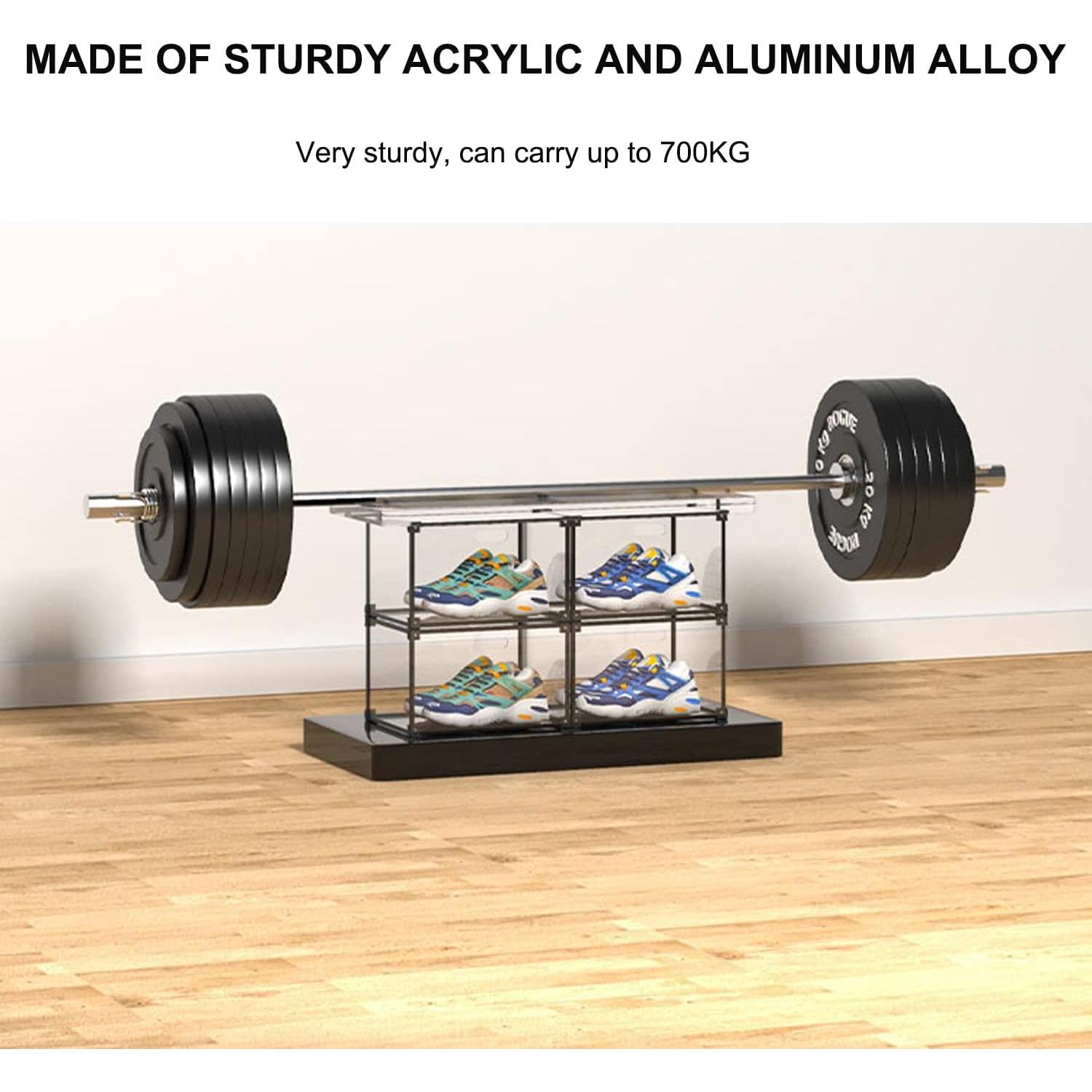 Caja de Almacenamiento de Zapatos KOKOIN 4PC Transparente