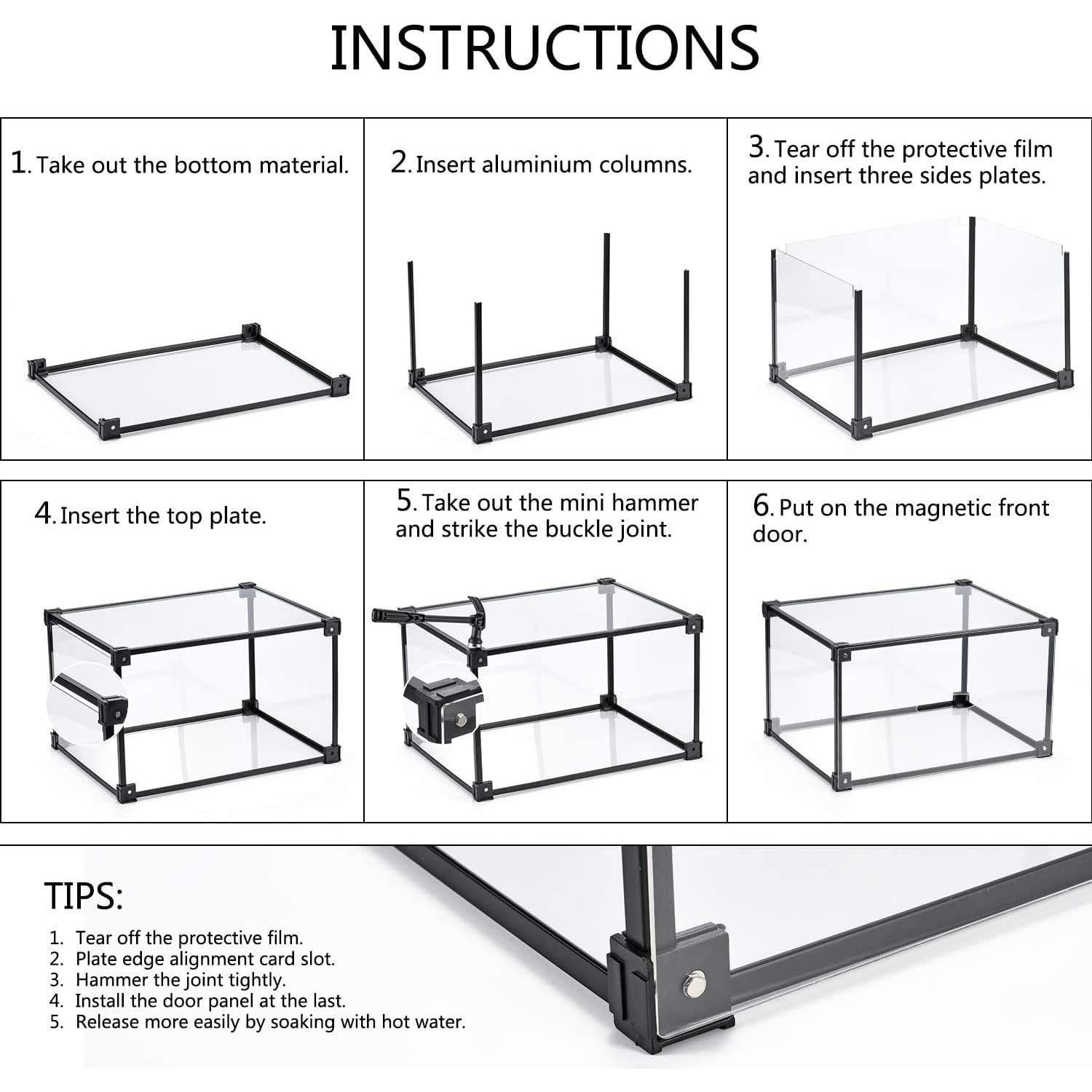 Caja de Almacenamiento de Zapatos KOKOIN 4PC Transparente