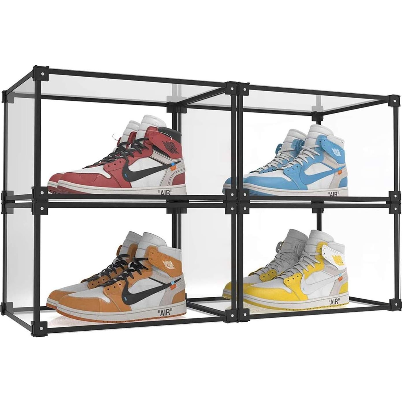 Caja de Almacenamiento de Zapatos KOKOIN 4PC Transparente