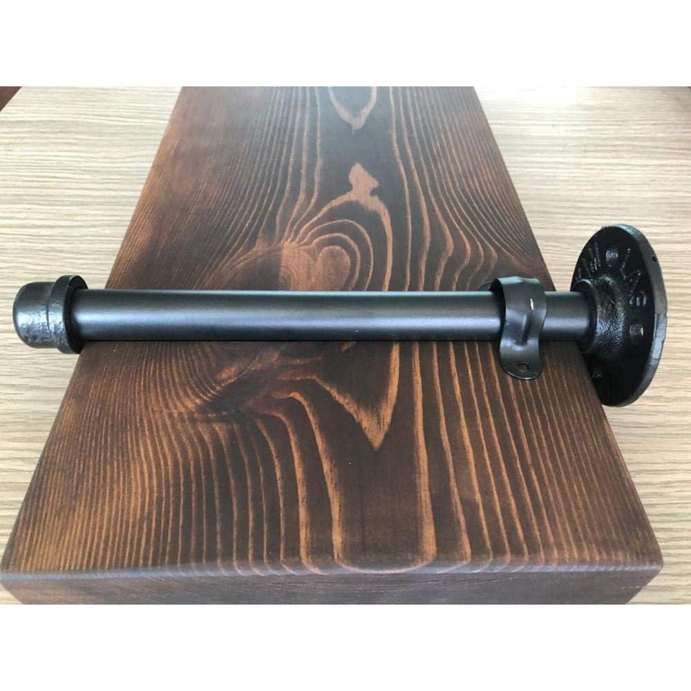 Estantes Flotantes de Madera New England 24" Nuez Especial - Juego de 2