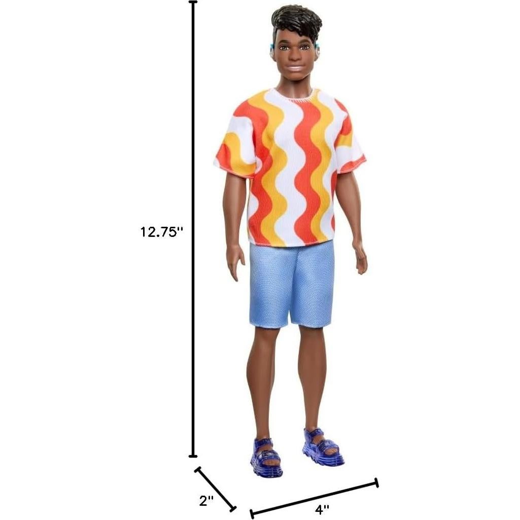 Muñeco Ken Barbie Fashionistas #220 con audífonos y atuendo