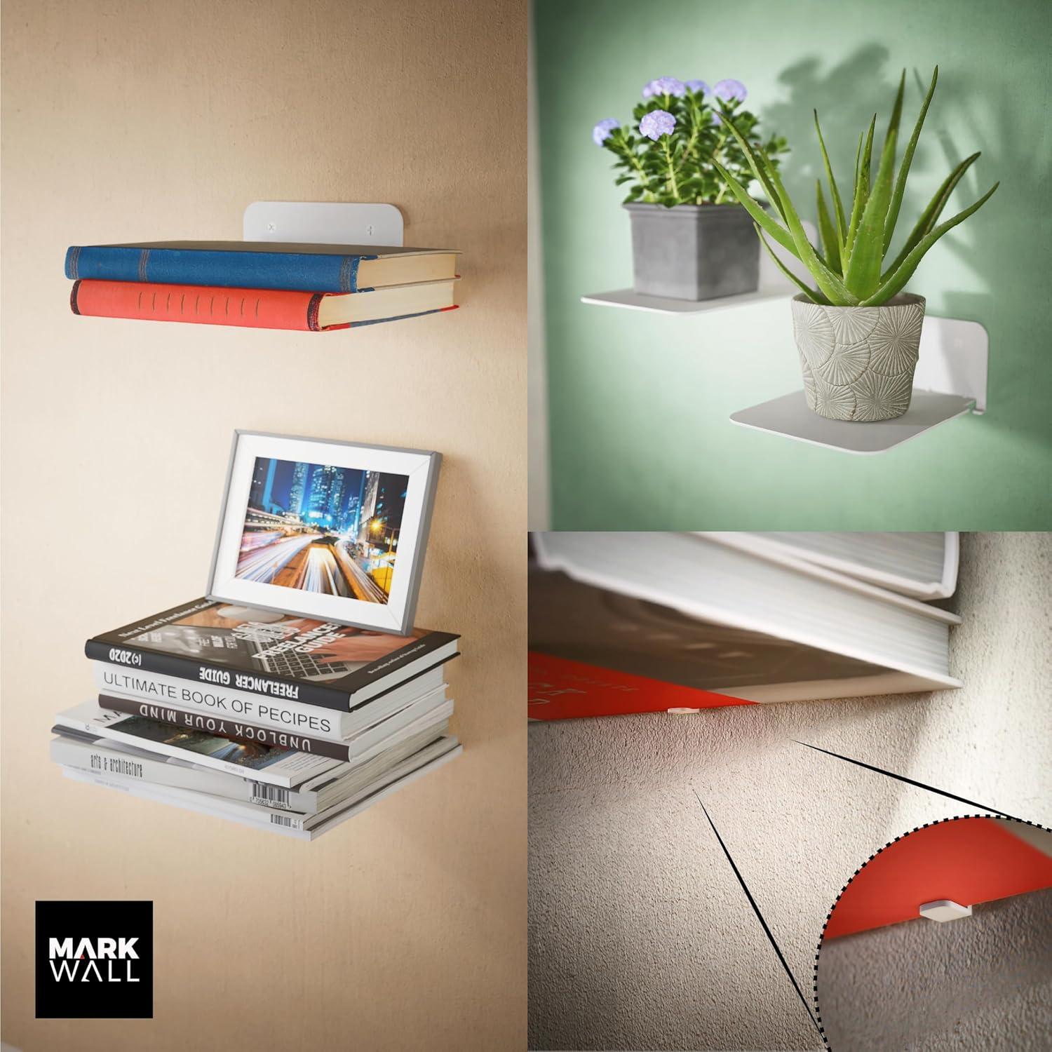 Estantería Flotante Invisible MARKWALL - Paquete de 6 Unidades