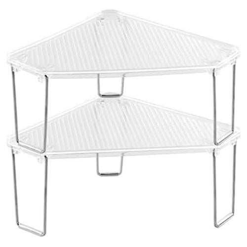 Estante Organizador Plegable de Esquina mDesign - 2 Paquete