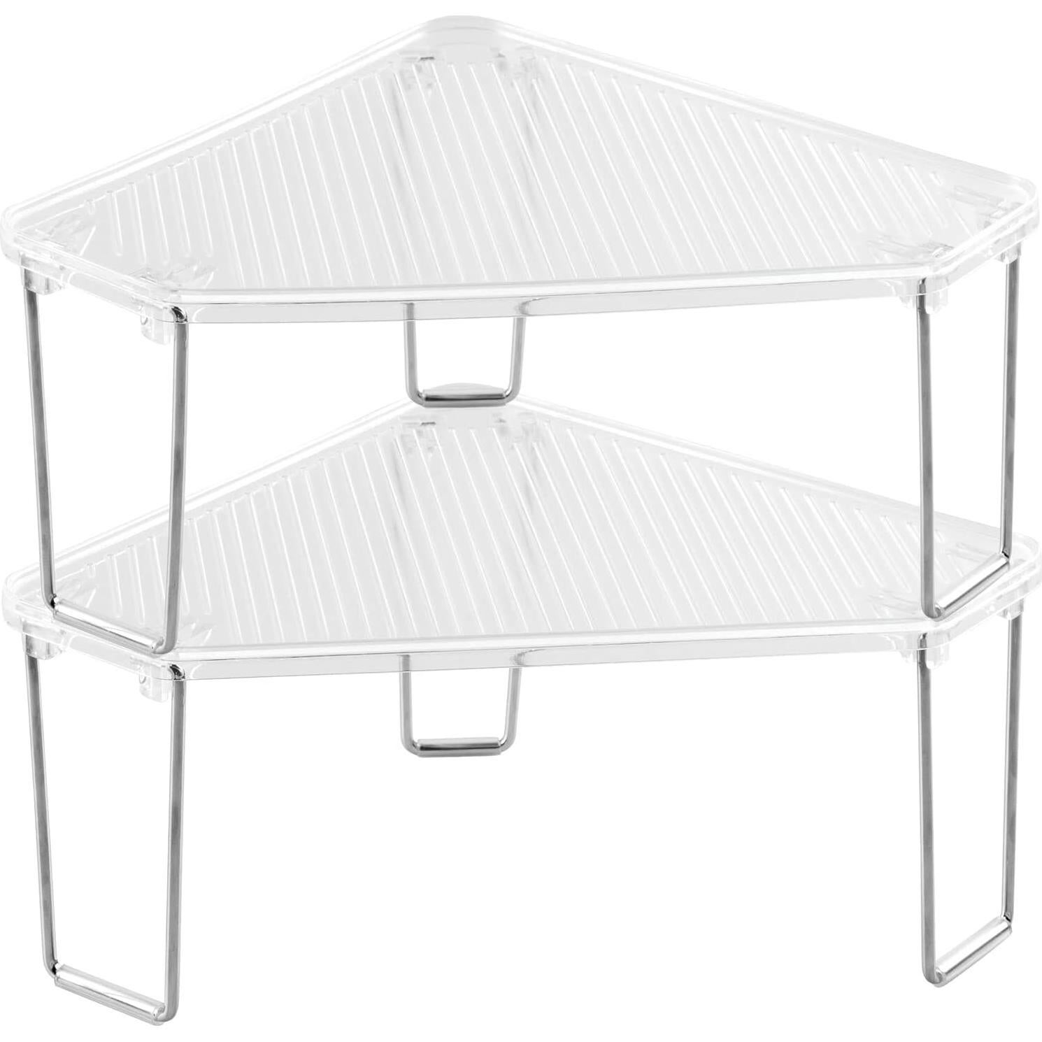 Estante Organizador Plegable de Esquina mDesign - 2 Paquete