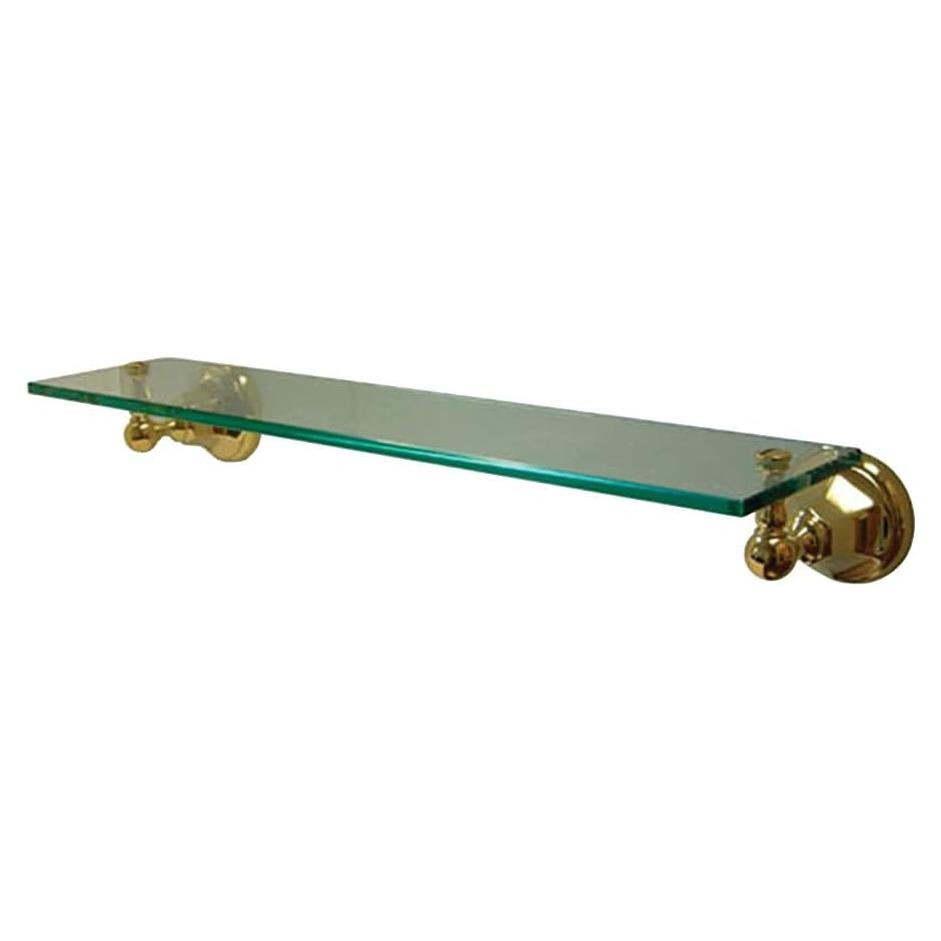 Estante de vidrio Kingston Brass BA4819PB, latón pulido 52.71 cm