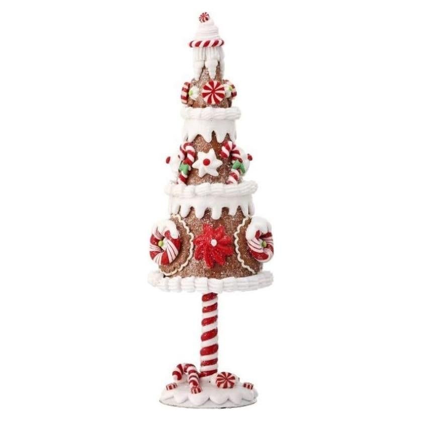 Árbol de Caramelos Galletas Regency 27.94 cm Rojo Verde Blanco