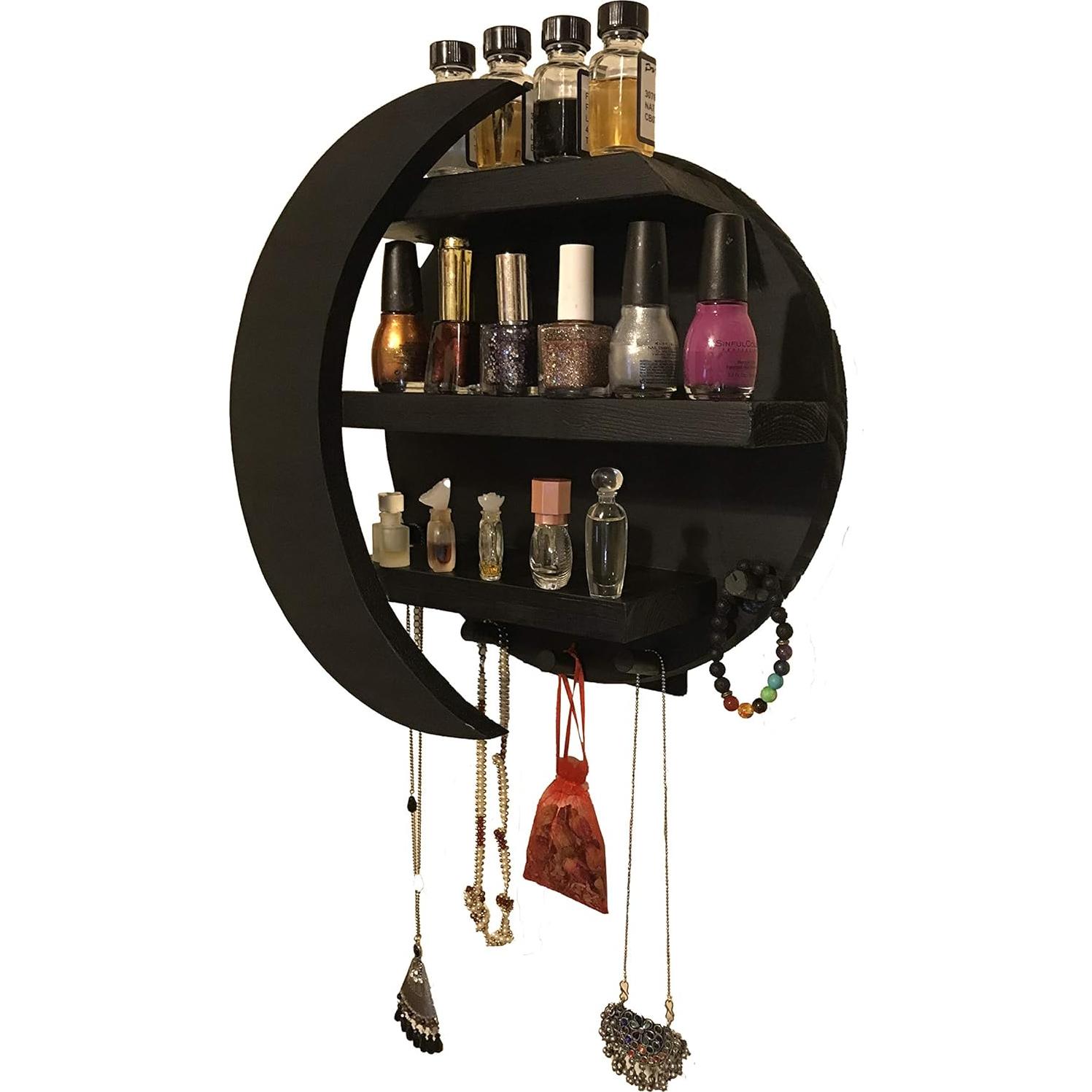 Estante de Luna MMOBILITY de Madera para Cristales y Aceites