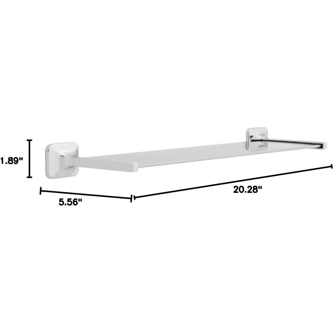 Estante de Acero Inoxidable Franklin Brass Futura 45.72 cm