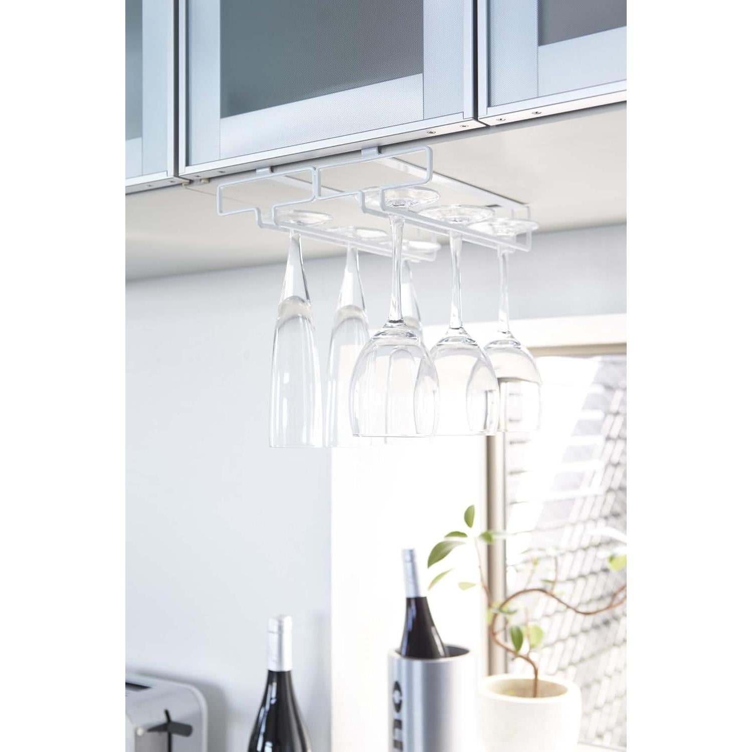 Soporte Colgante para Copas de Vino Yamazaki 2464 Blanco