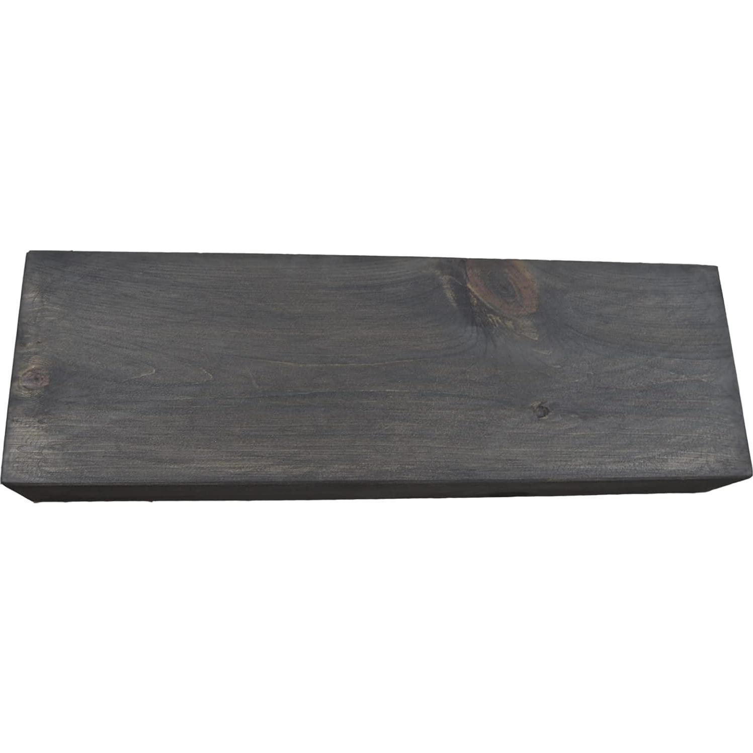 Estante Flotante de Madera Maciza Wilson 91.4 cm Carbón