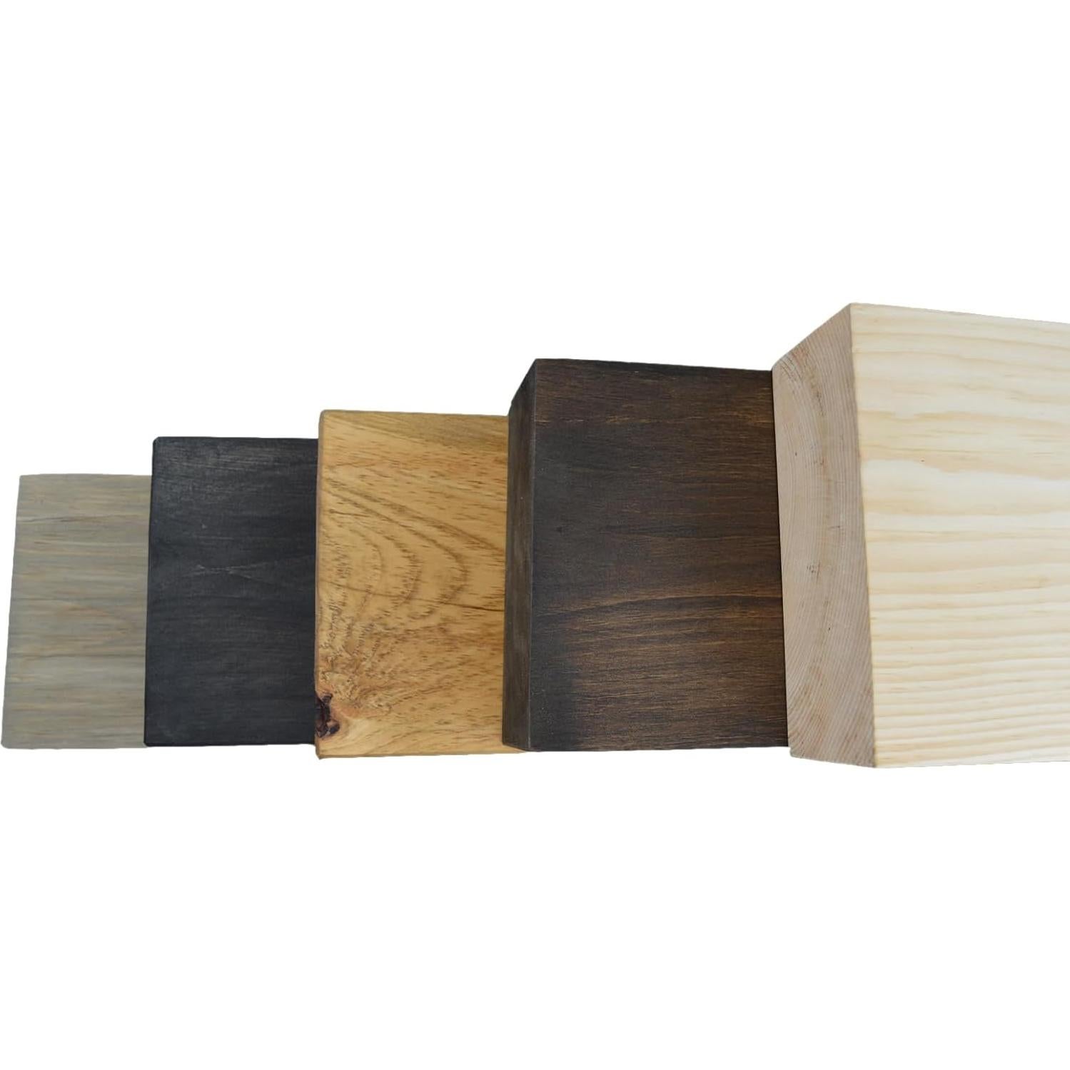 Estante Flotante de Madera Maciza Wilson 91.4 cm Carbón