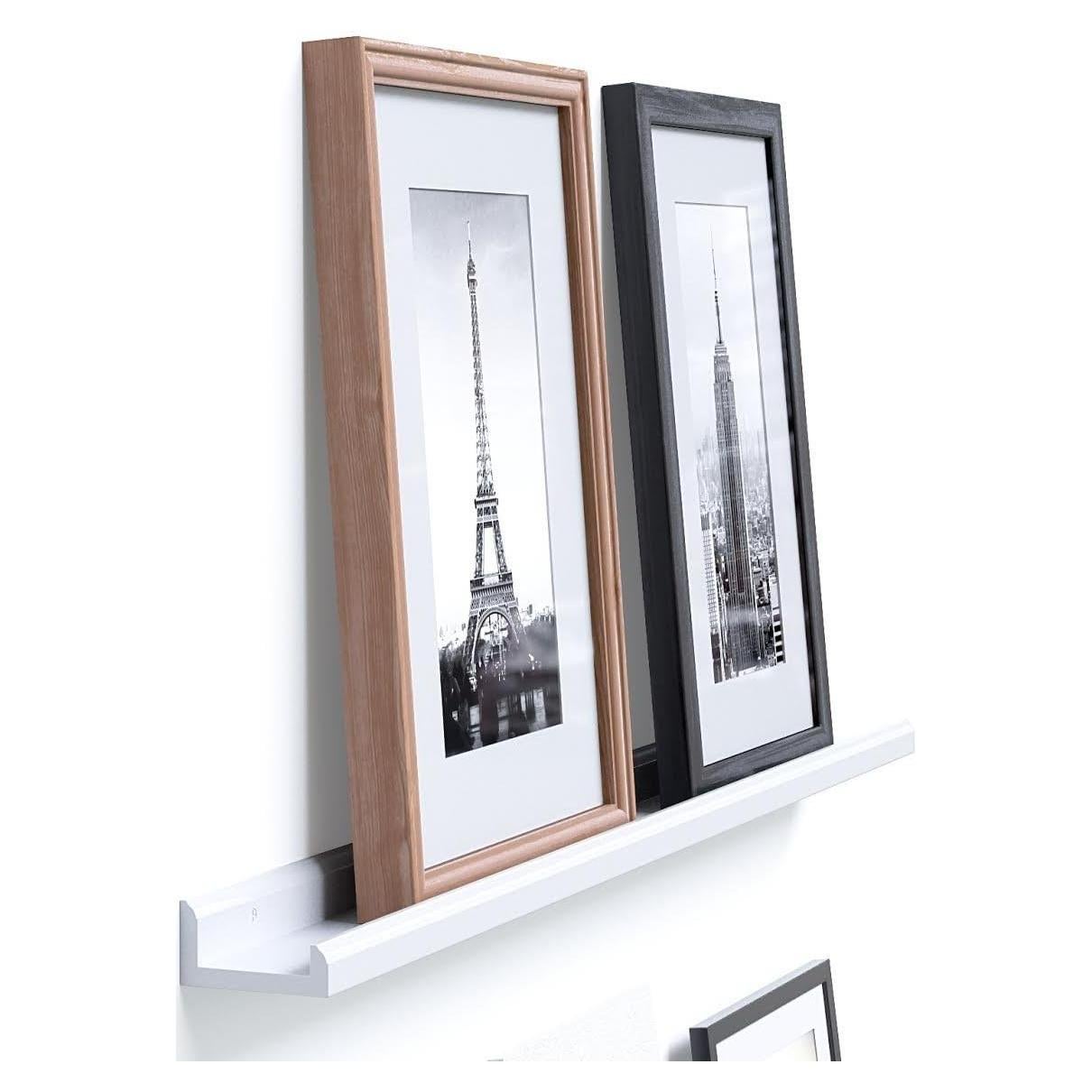 Estante Flotante Lykos Blanco 116.8 cm para Sala de Estar