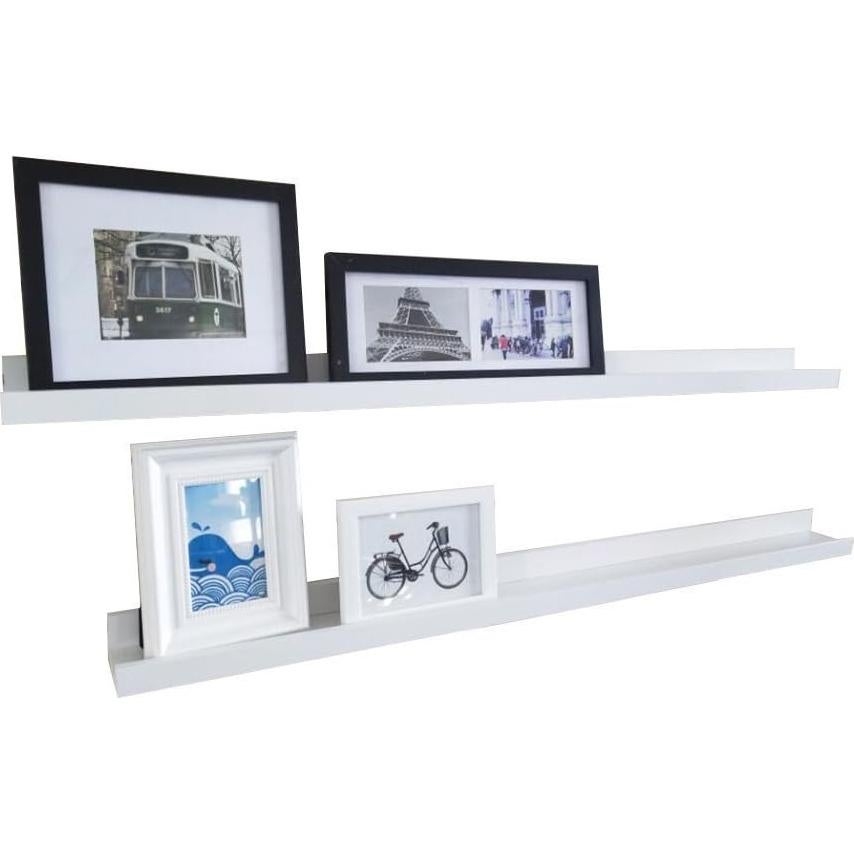 Estante Flotante Lykos Blanco 116.8 cm para Sala de Estar