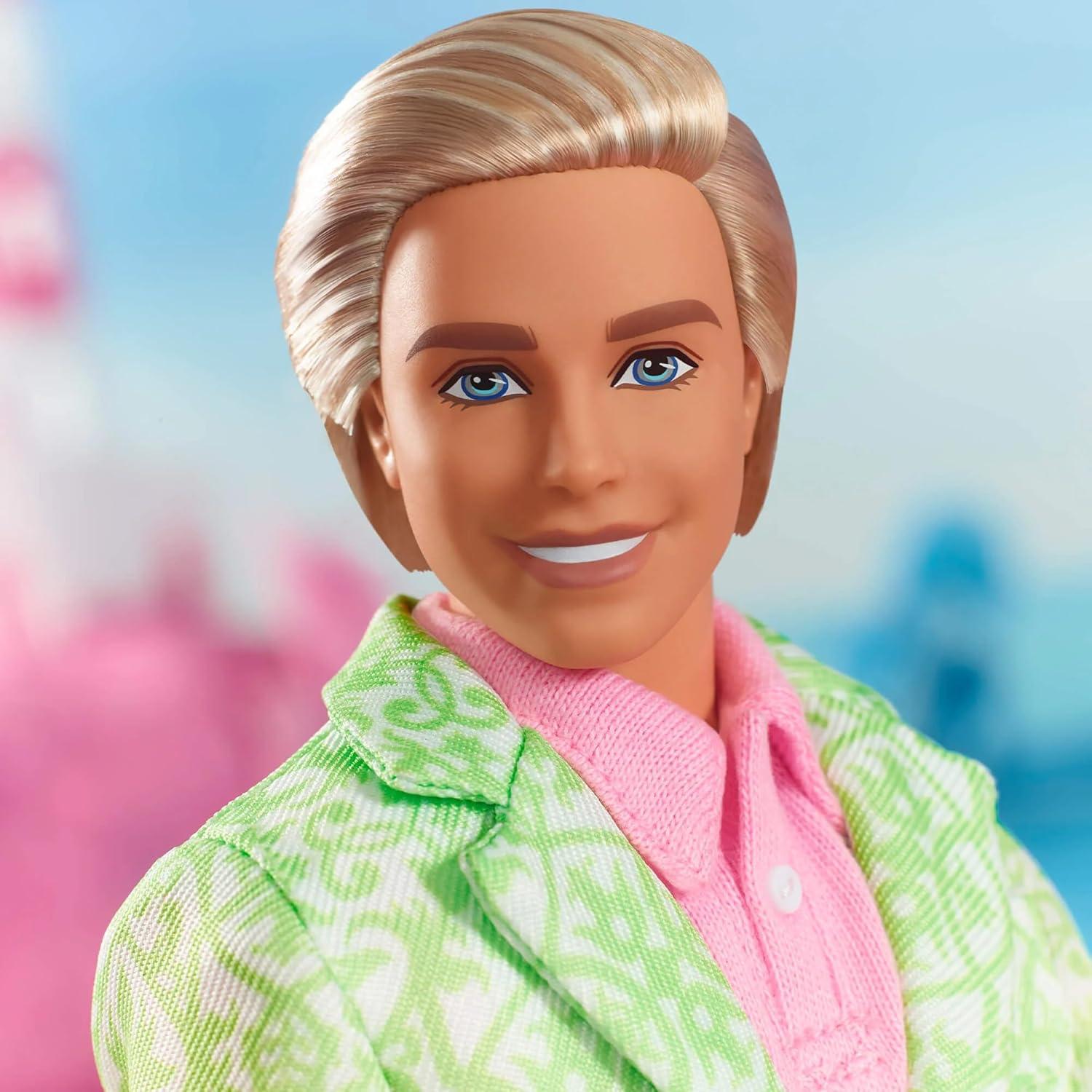 Muñeco Ken Barbie Papá de Sugar Traje Pastel con Perro