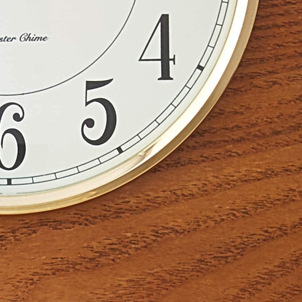 Reloj de Mantel Howard Miller Nicholas Cuarzo Roble Dorado