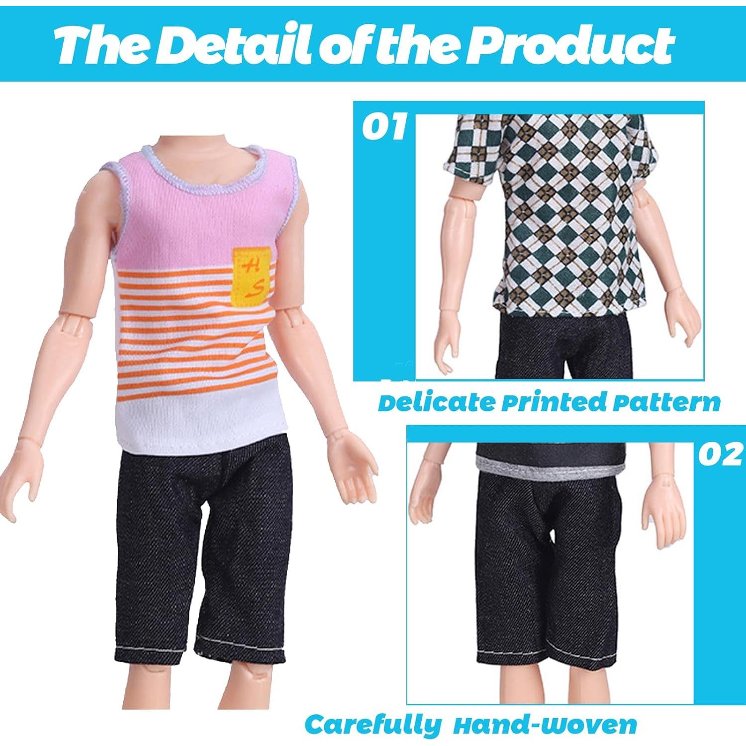 18 Piezas Ropa de Muñeca Carreuty 29.21 cm Accesorios