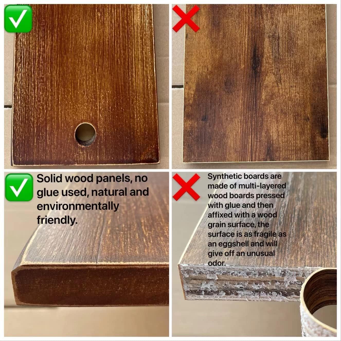 Estantería Flotante Industrial SSS Furniture 5 Capas Madera