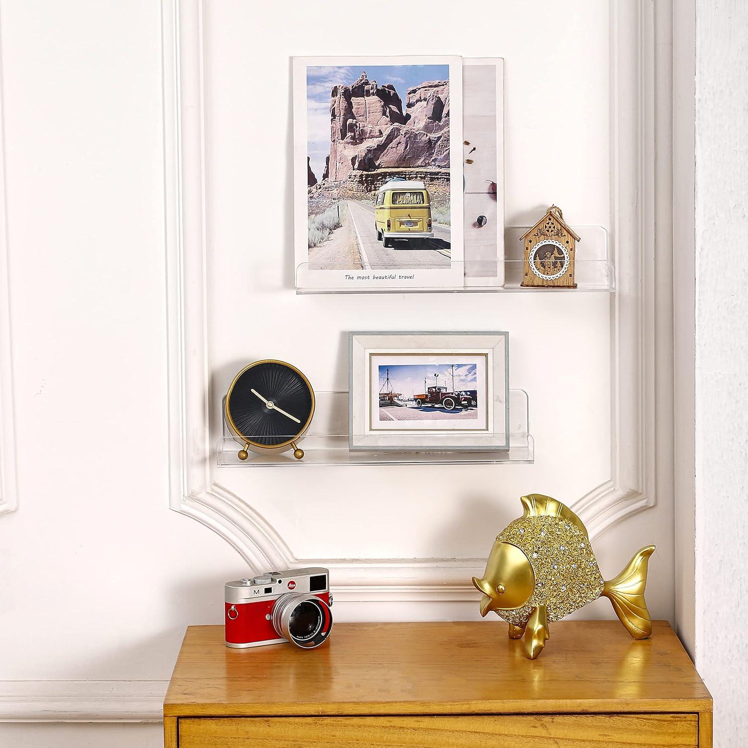 Estante Flotante Invisible CY craft 6 PCS Acrílico 38.4 cm