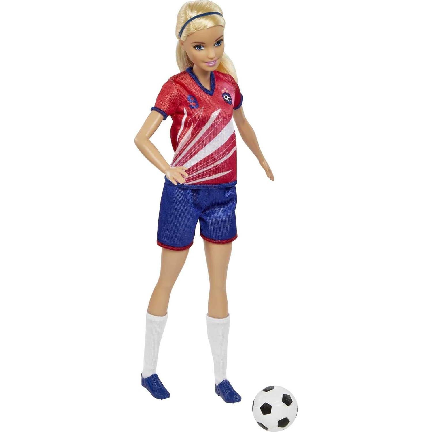Muñeca Barbie Jugadora de Fútbol con Accesorios #9