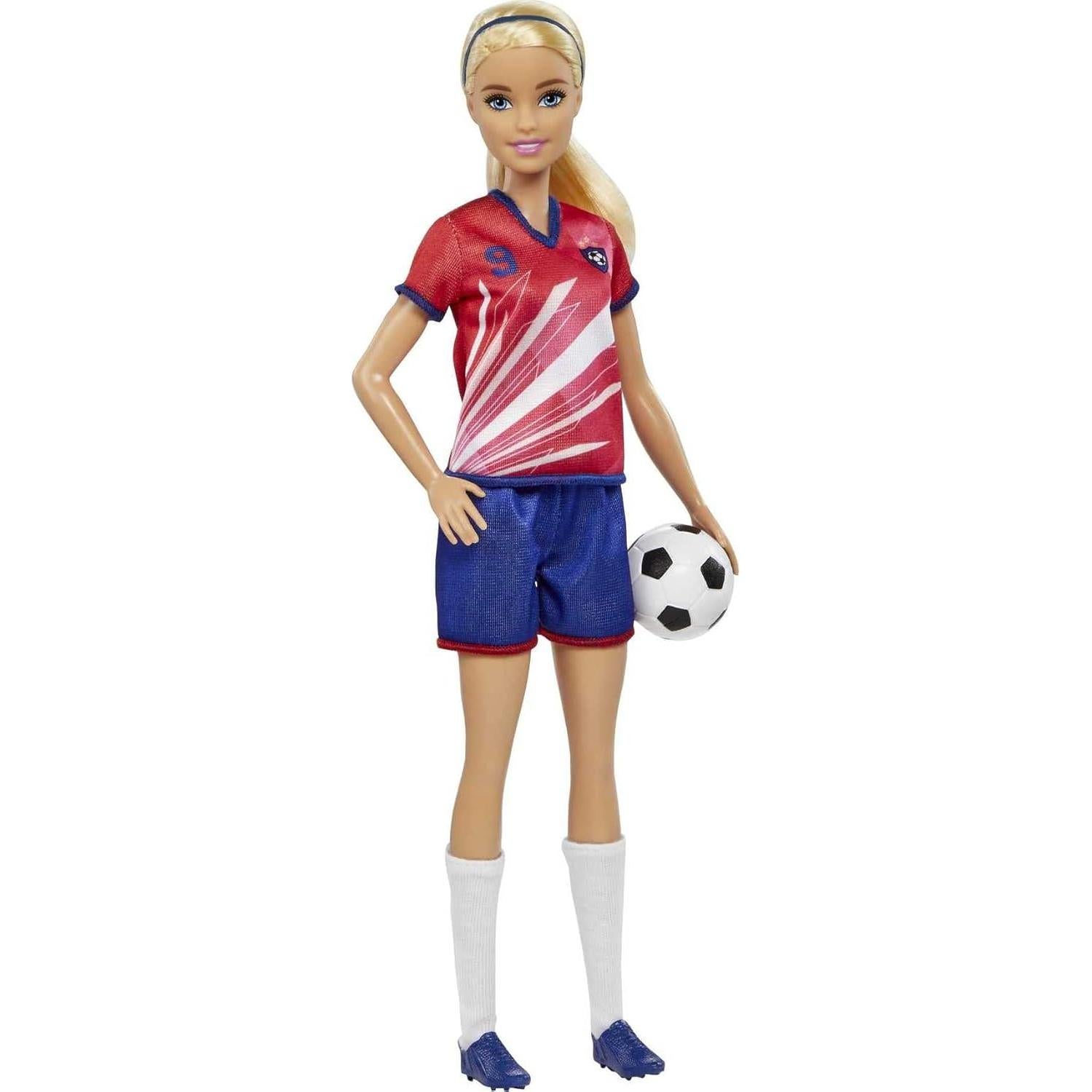 Muñeca Barbie Jugadora de Fútbol con Accesorios #9