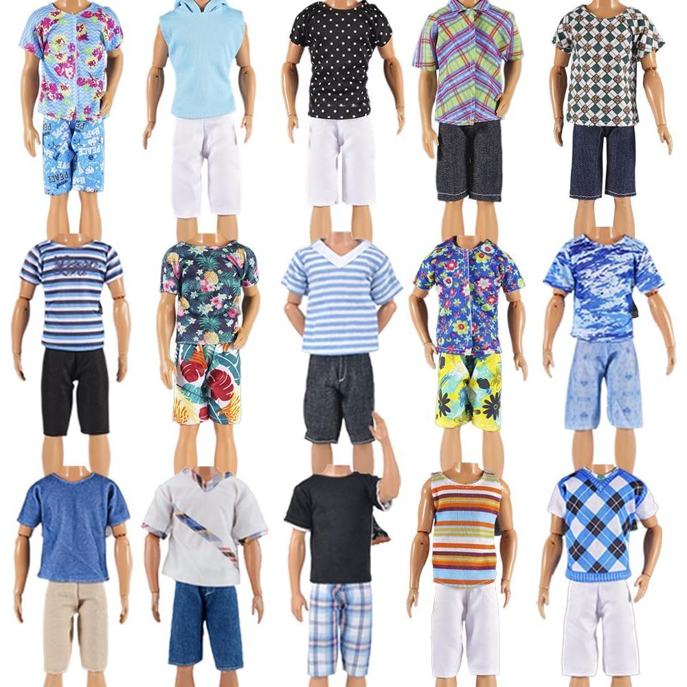 Conjunto Ropa y Zapatos para Muñeco E-TING 12 cm 10 Piezas
