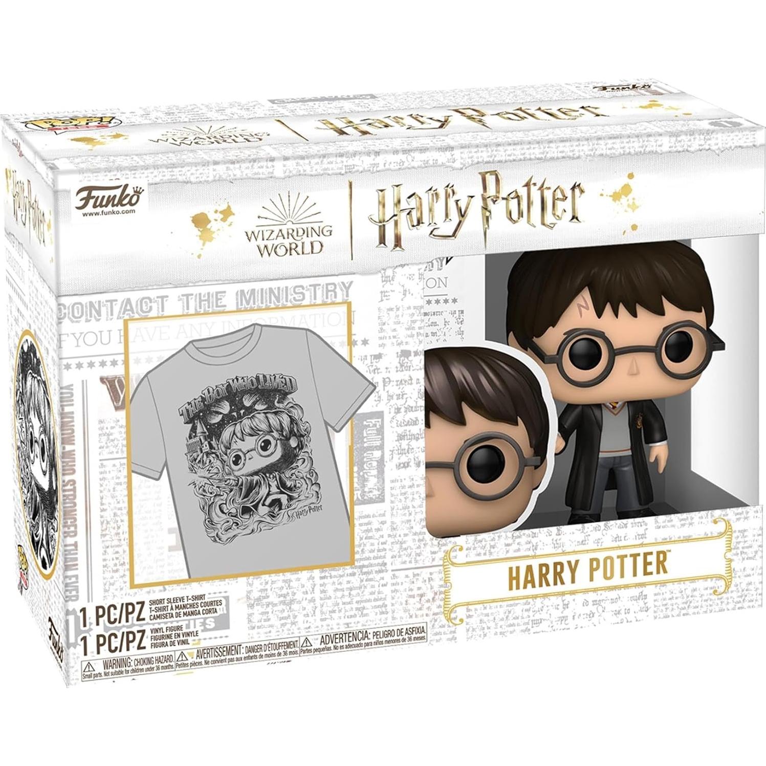 Camiseta y Figura Funko Pop! Harry Potter - Pequeño - Unisex