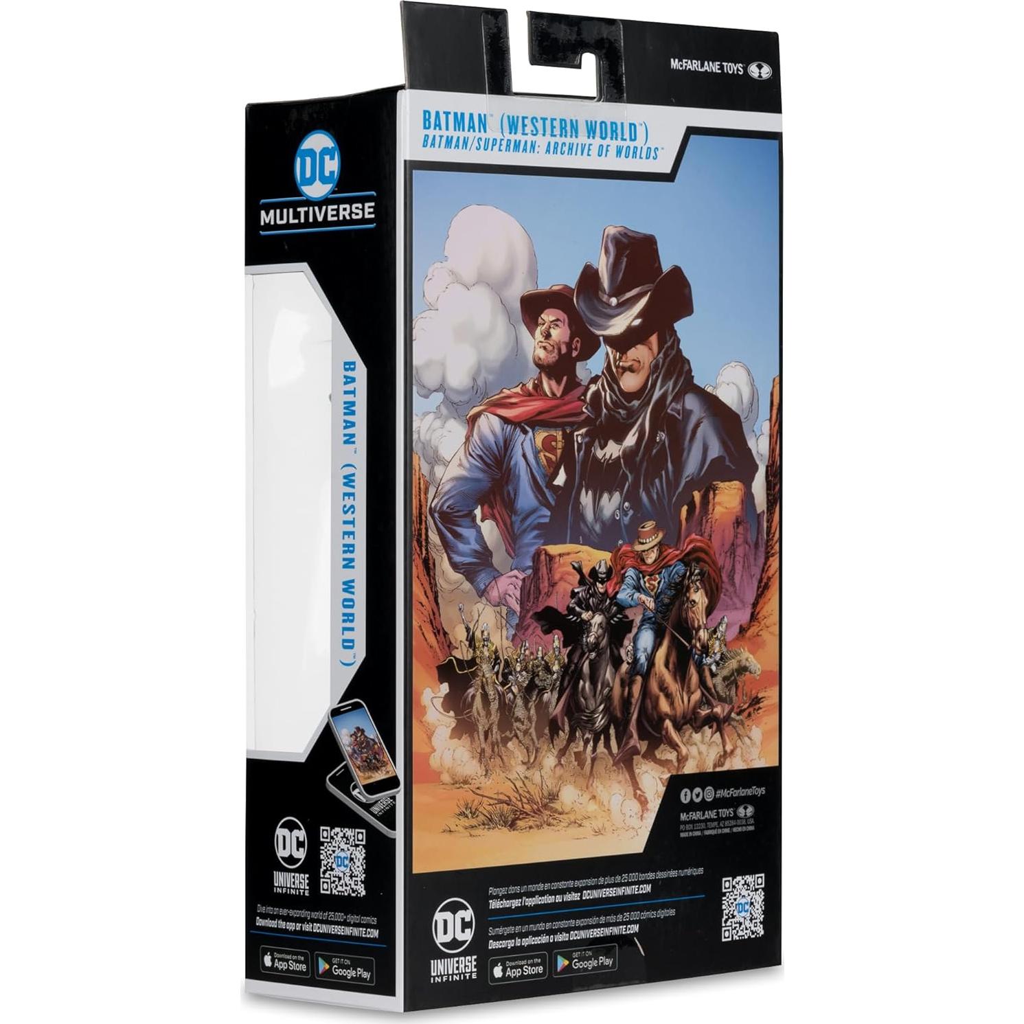 Figura de acción Batman Cowboy McFarlane 18 cm Ultra Articulada