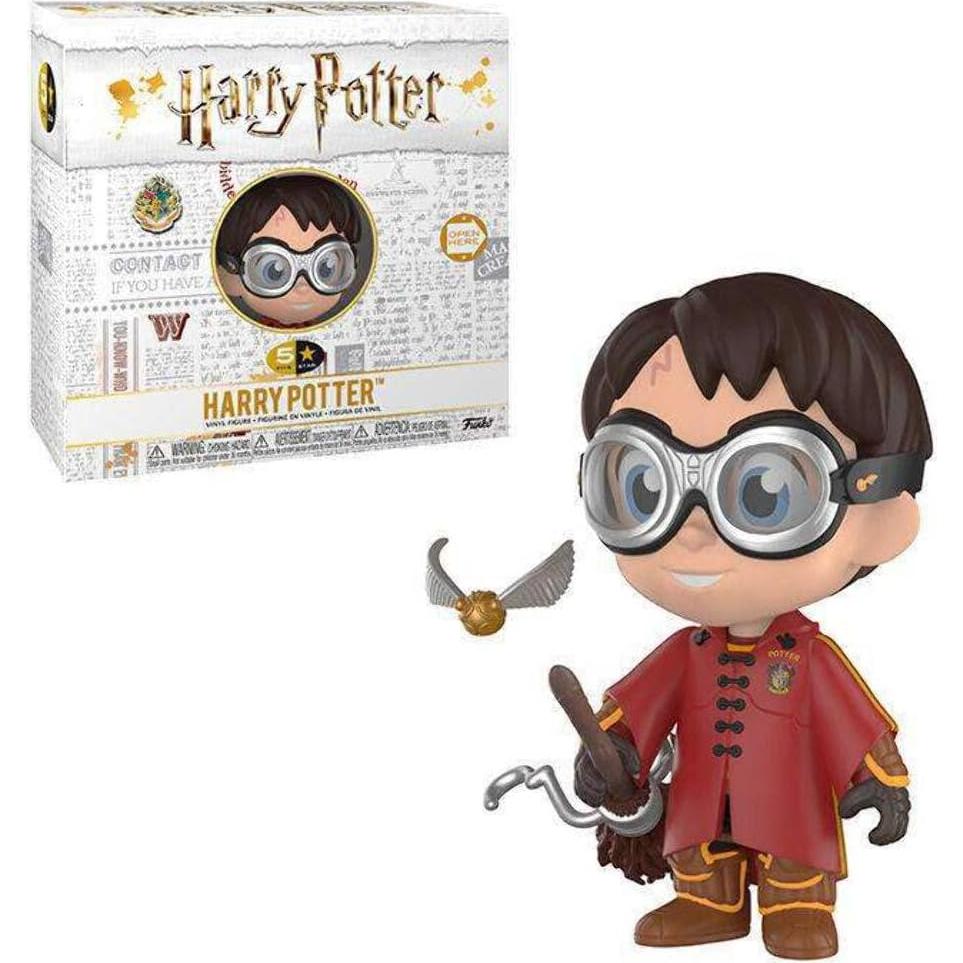 Funko Five Star Harry Potter with Quidditch Robes and Broom Exclusive Figure