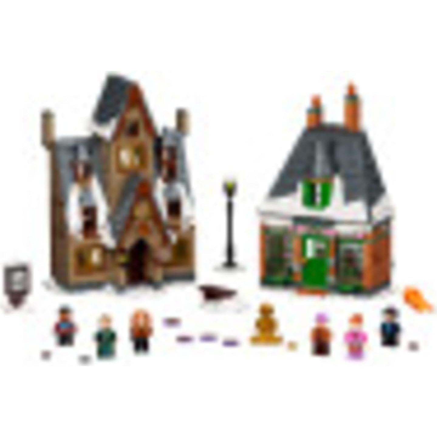 LEGO Harry Potter Hogsmeade Village Visit 76388 Building Toy, 20th Anniversary Set with Collectible Golden Ron Weasley Minifigure, Birthday Gift for Idea for Kids, Girls and Boys Ages 8+
