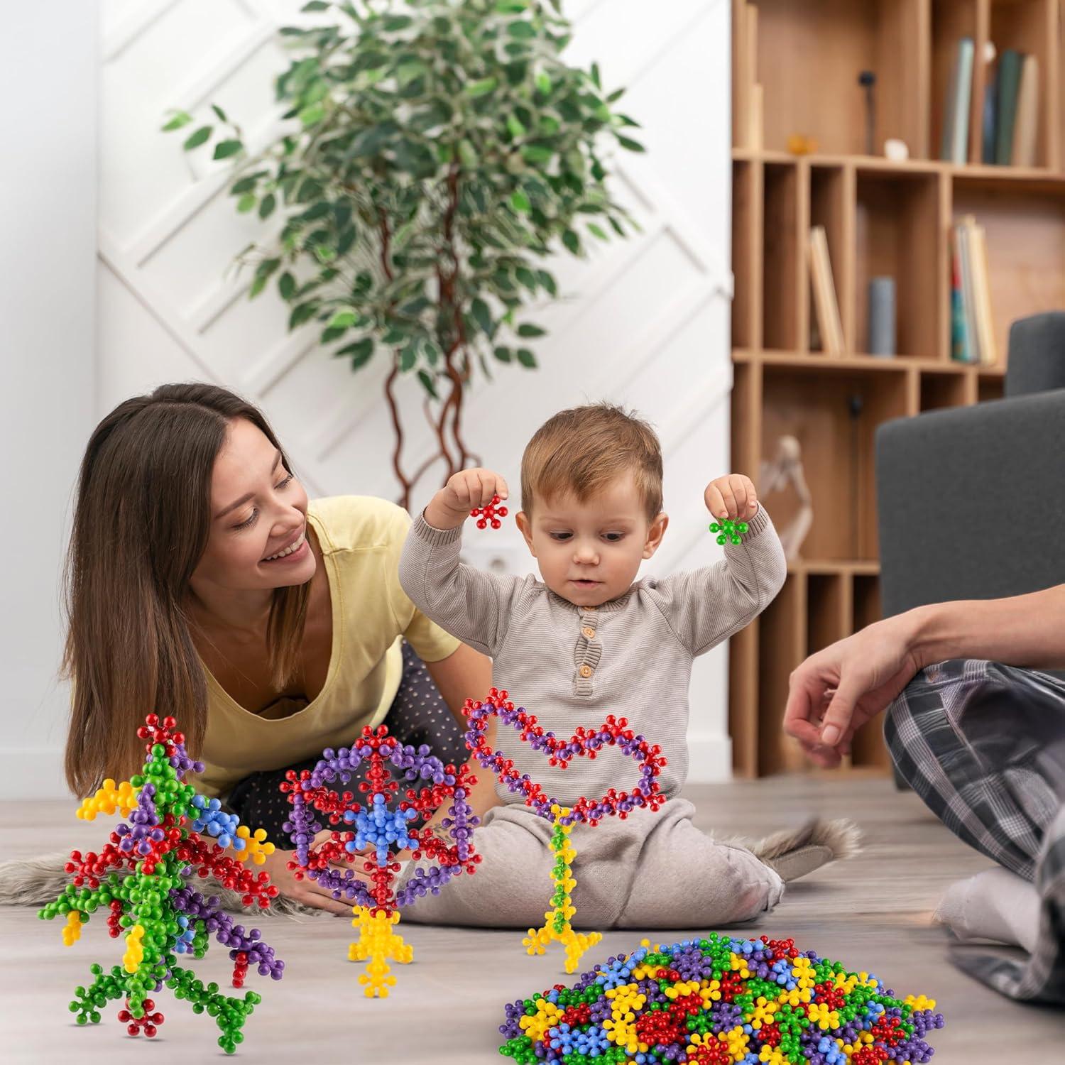 300 Piezas Bloques de Construcción Interconectables Hubsan