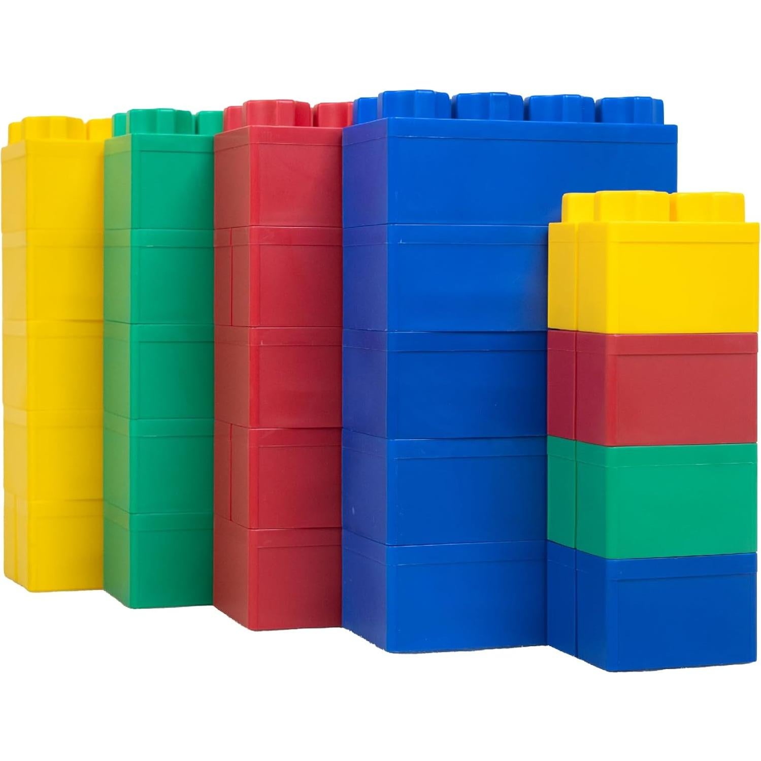 Bloques de Construcción Gigantes Biggo 24 Piezas para Niños 4-8 Años