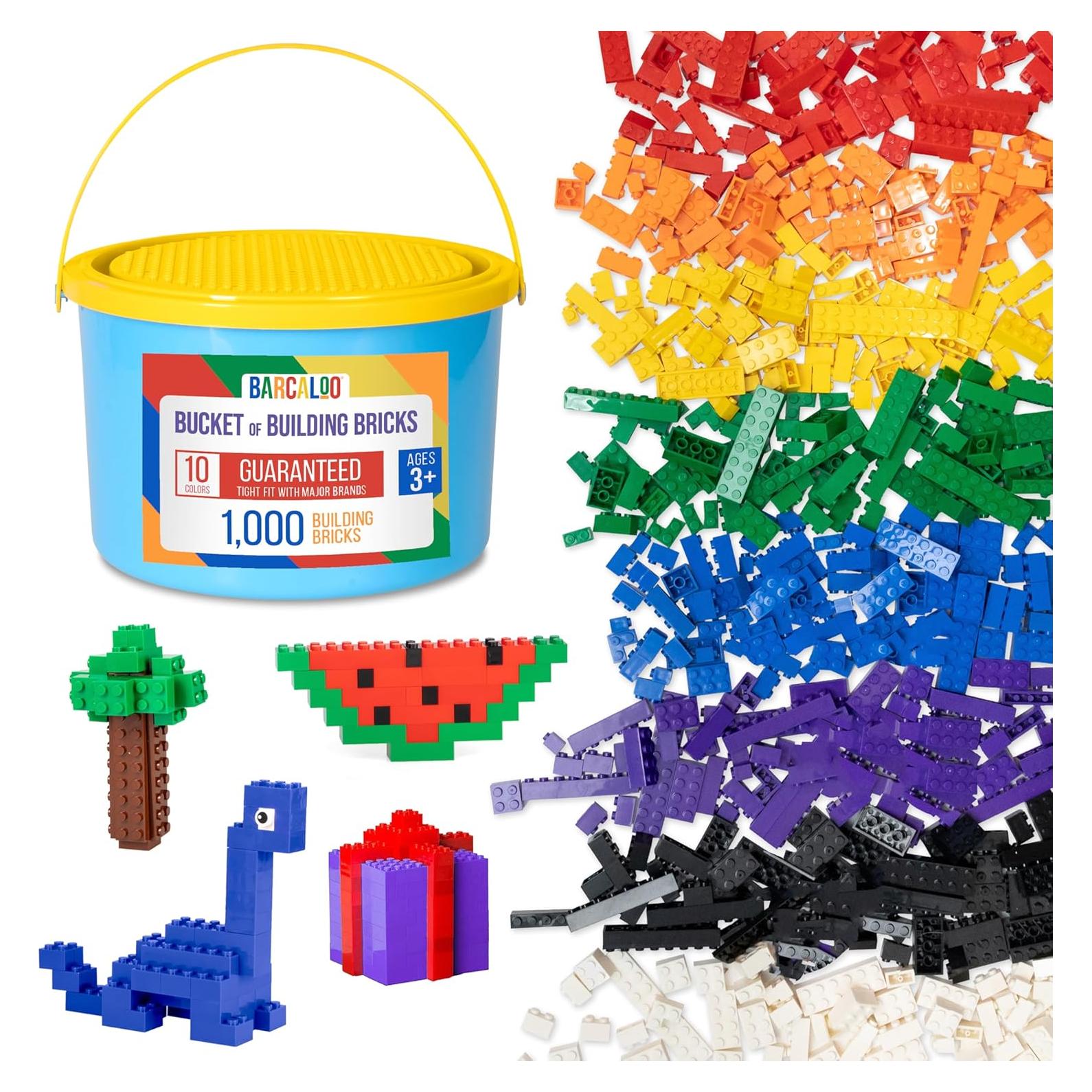 Set de Bloques de Construcción Barcaloo 1000 Piezas Colores Variados