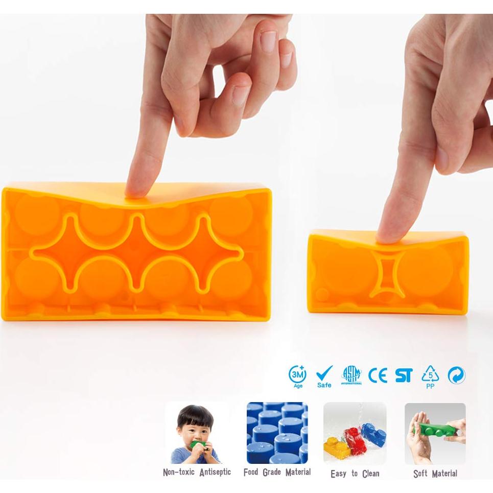 Bloques de Construcción Suaves UNiPLAY - Set de 24 Piezas para Niños