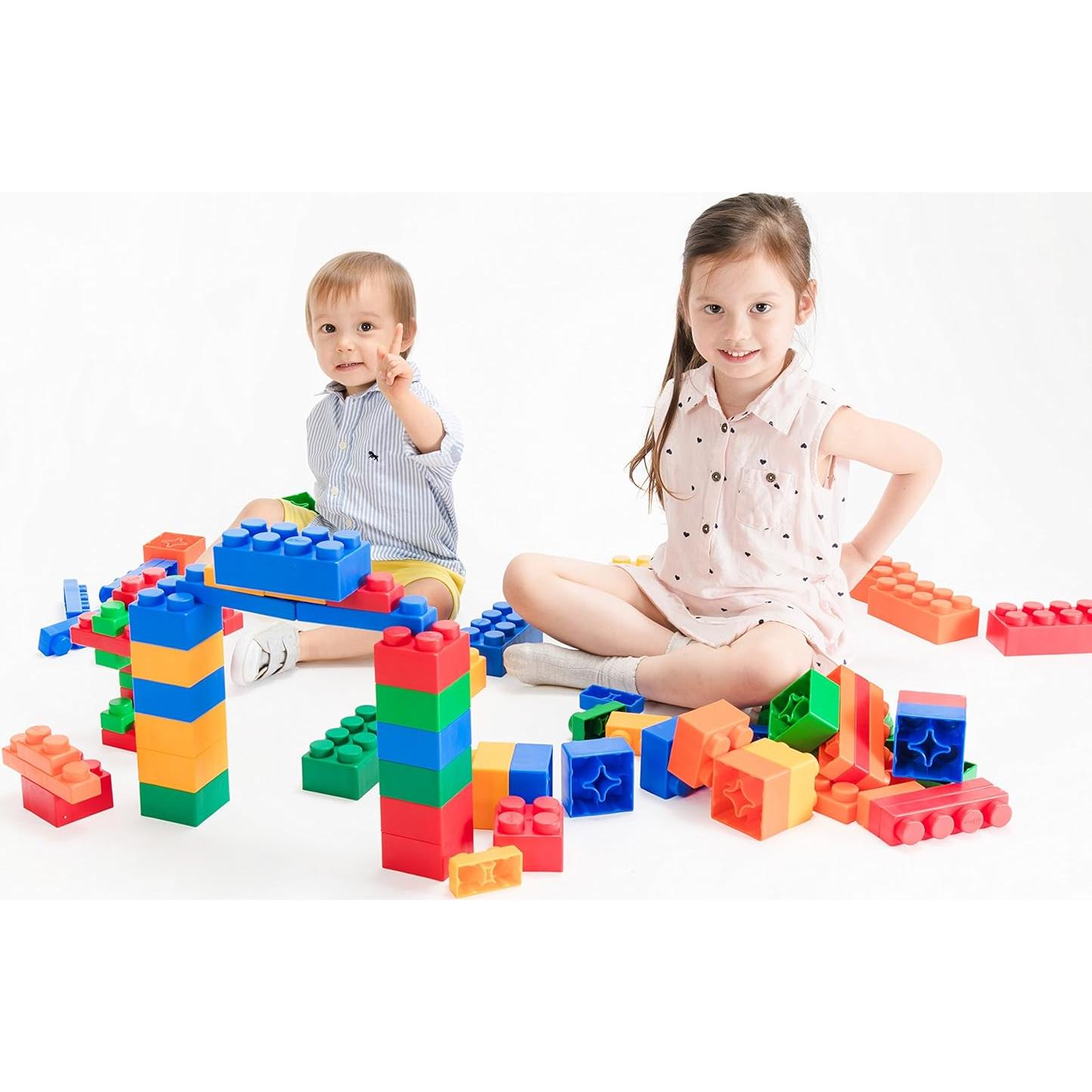Bloques de Construcción Suaves UNiPLAY - Set de 24 Piezas para Niños