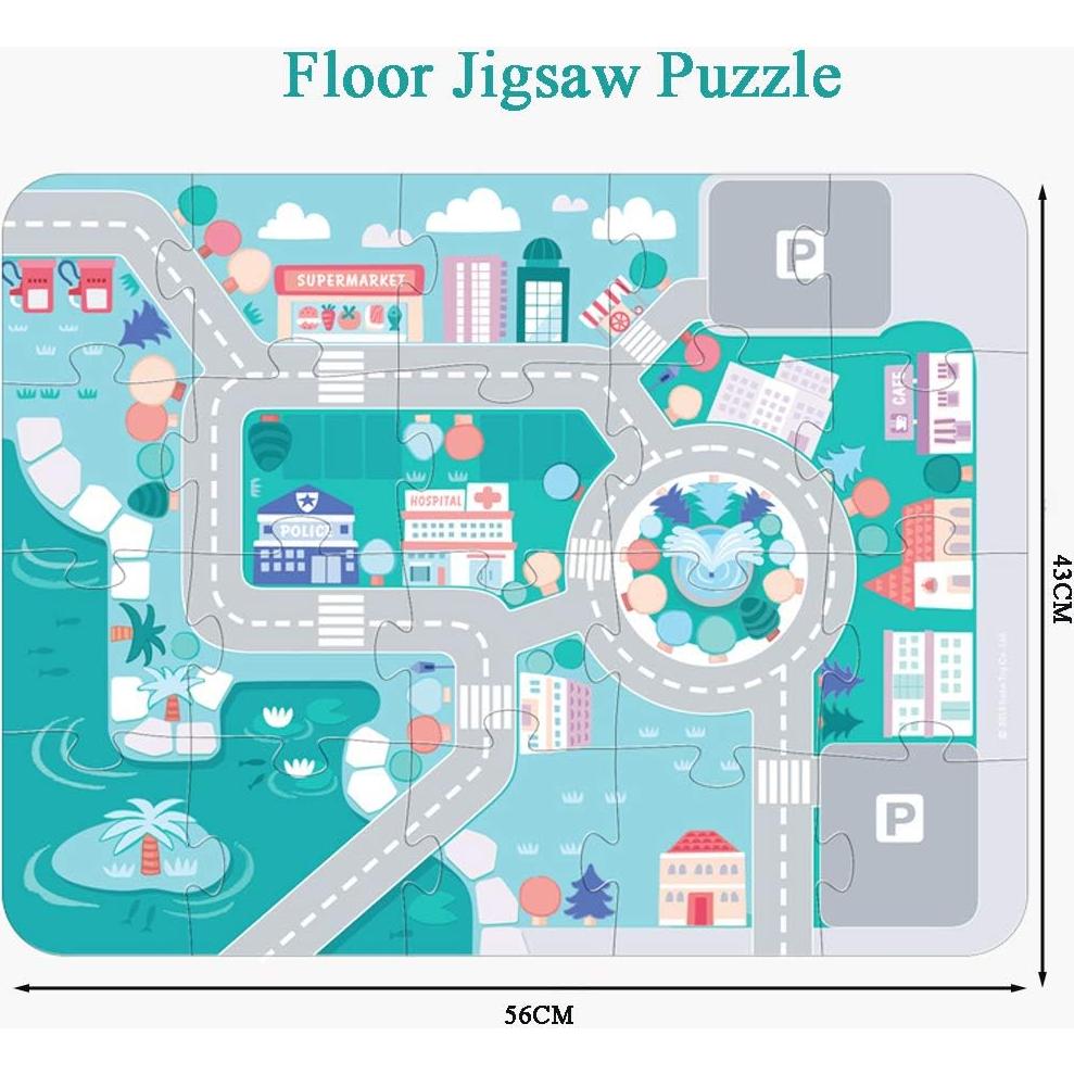 Juego de Bloques de Construcción de Madera 115 Pcs Umbresen