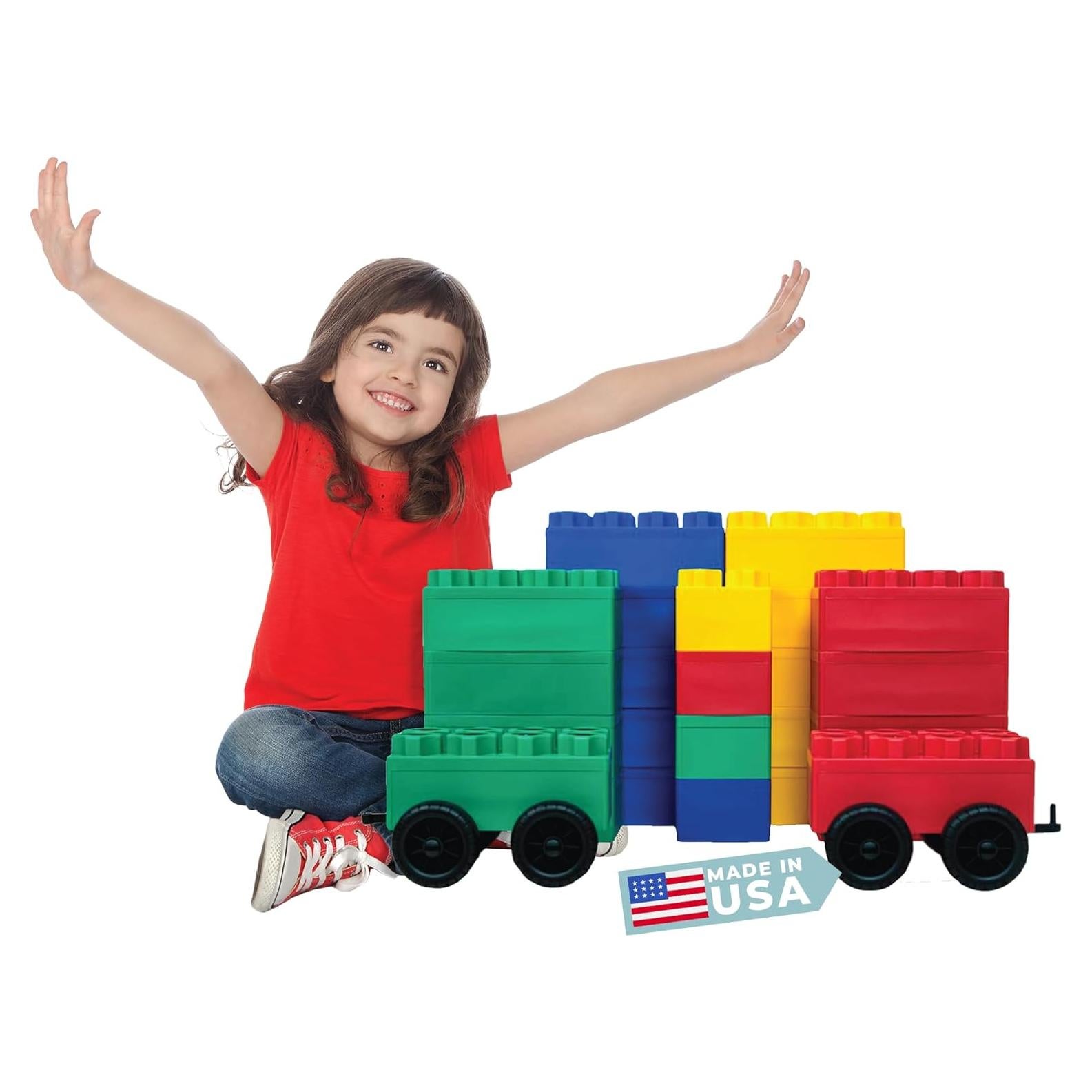 Bloques de Construcción Gigantes Biggo - 24 Piezas para Niños