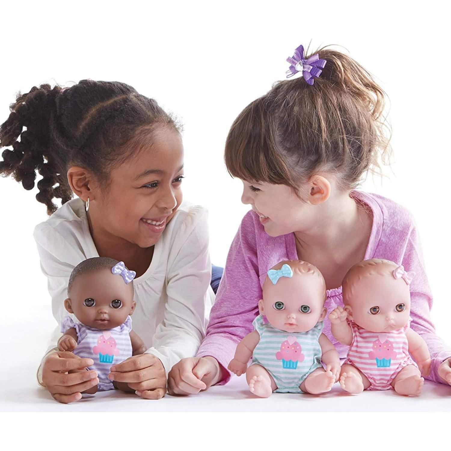 Muñeca de Vinilo Lil Cutesies JC Toys Lulu Ojos Azules 21.6 cm