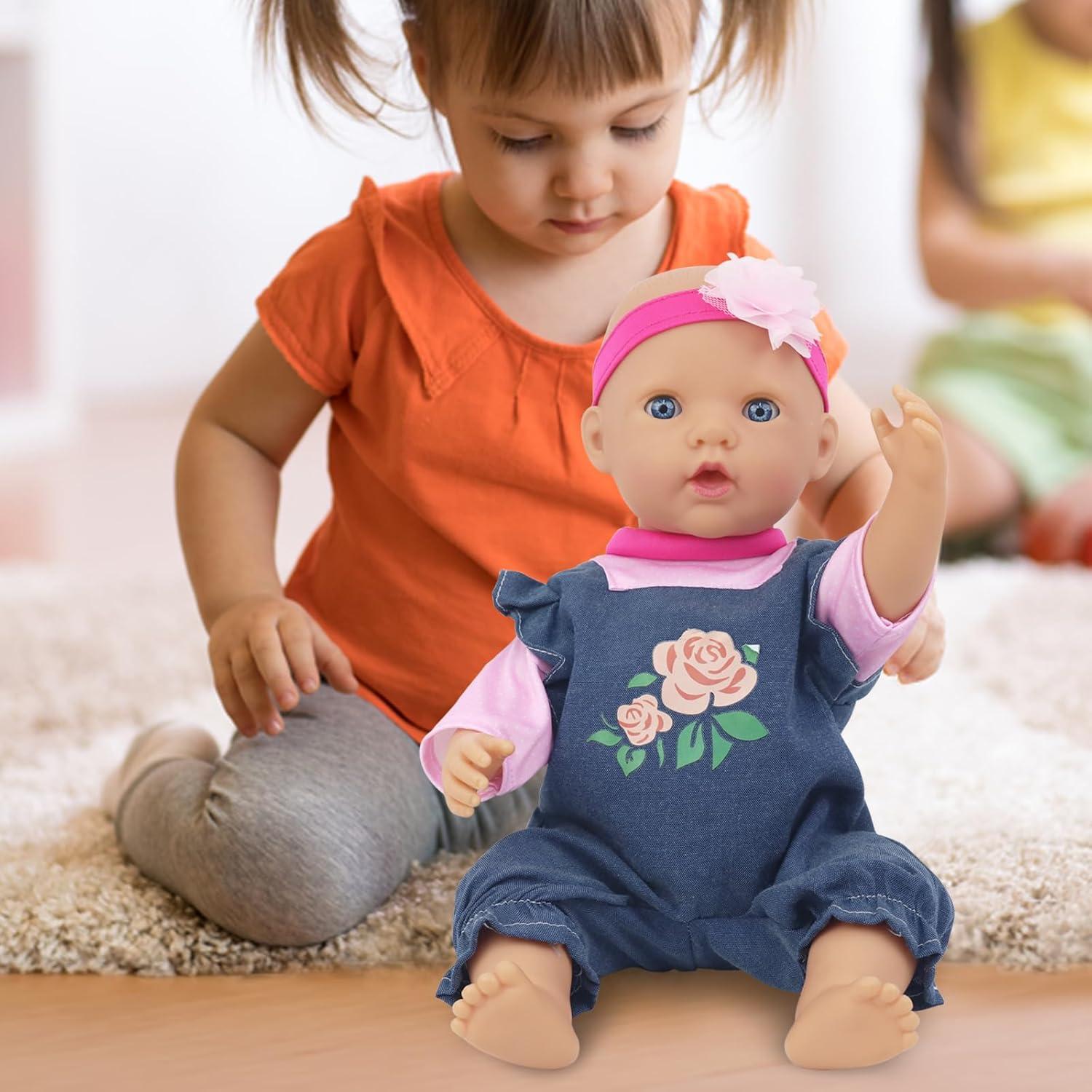 4 Conjuntos de Ropa para Muñecas Bebé ECORELF 14-18 Pulgadas