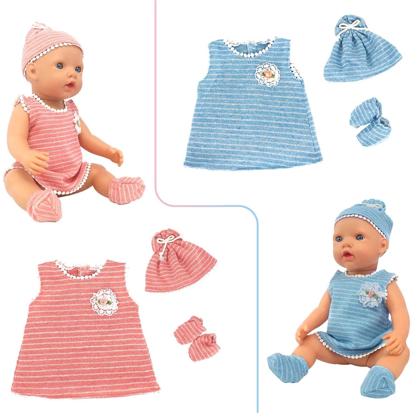 Conjunto de Ropa para Muñeca ELEMENTO UNICORNIO 15 Piezas 43cm