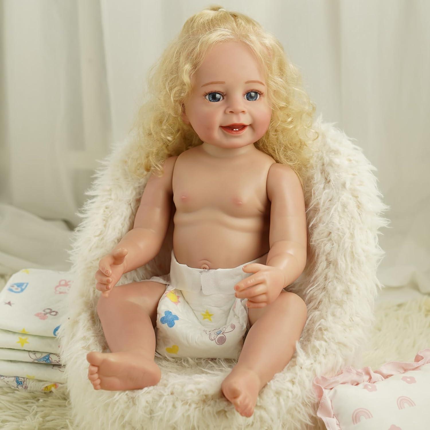 Conjunto de 6 Pañales Reutilizables BABESIDE para Muñecas 43-61 cm