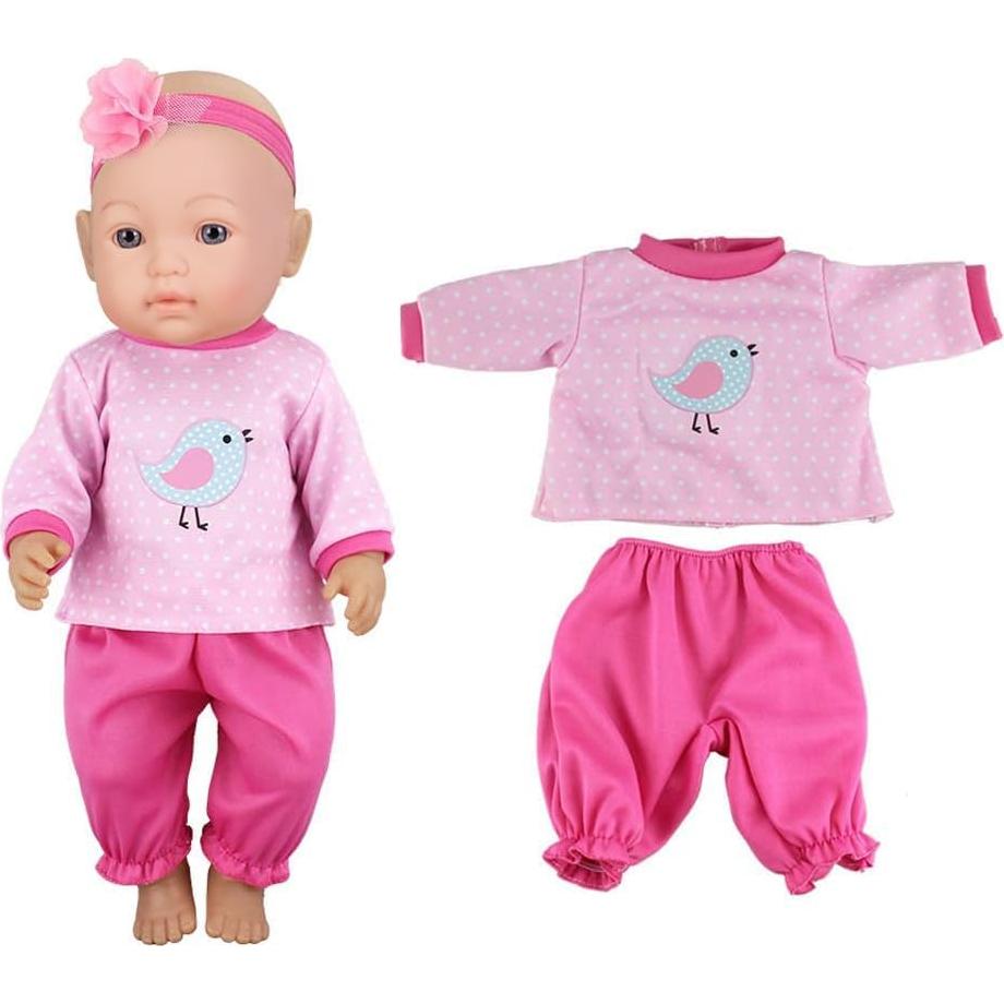 Conjuntos de Ropa para Muñecas Ebuddy - 4 Atuendos 35-46 cm