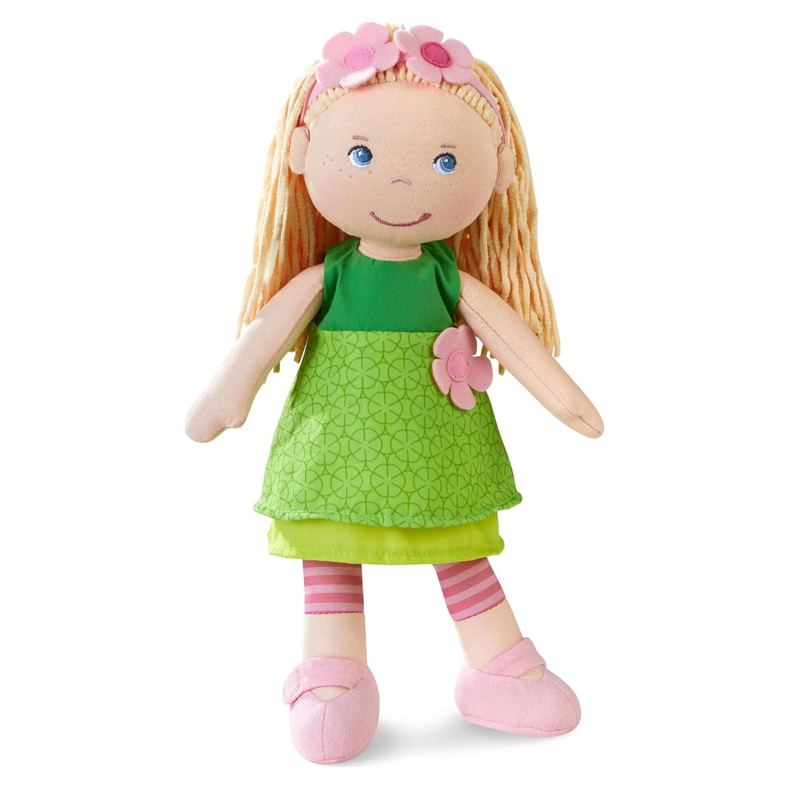 Muñeca Suave HABA Mali 30.48 cm Cabello Rubio Ojos Azules